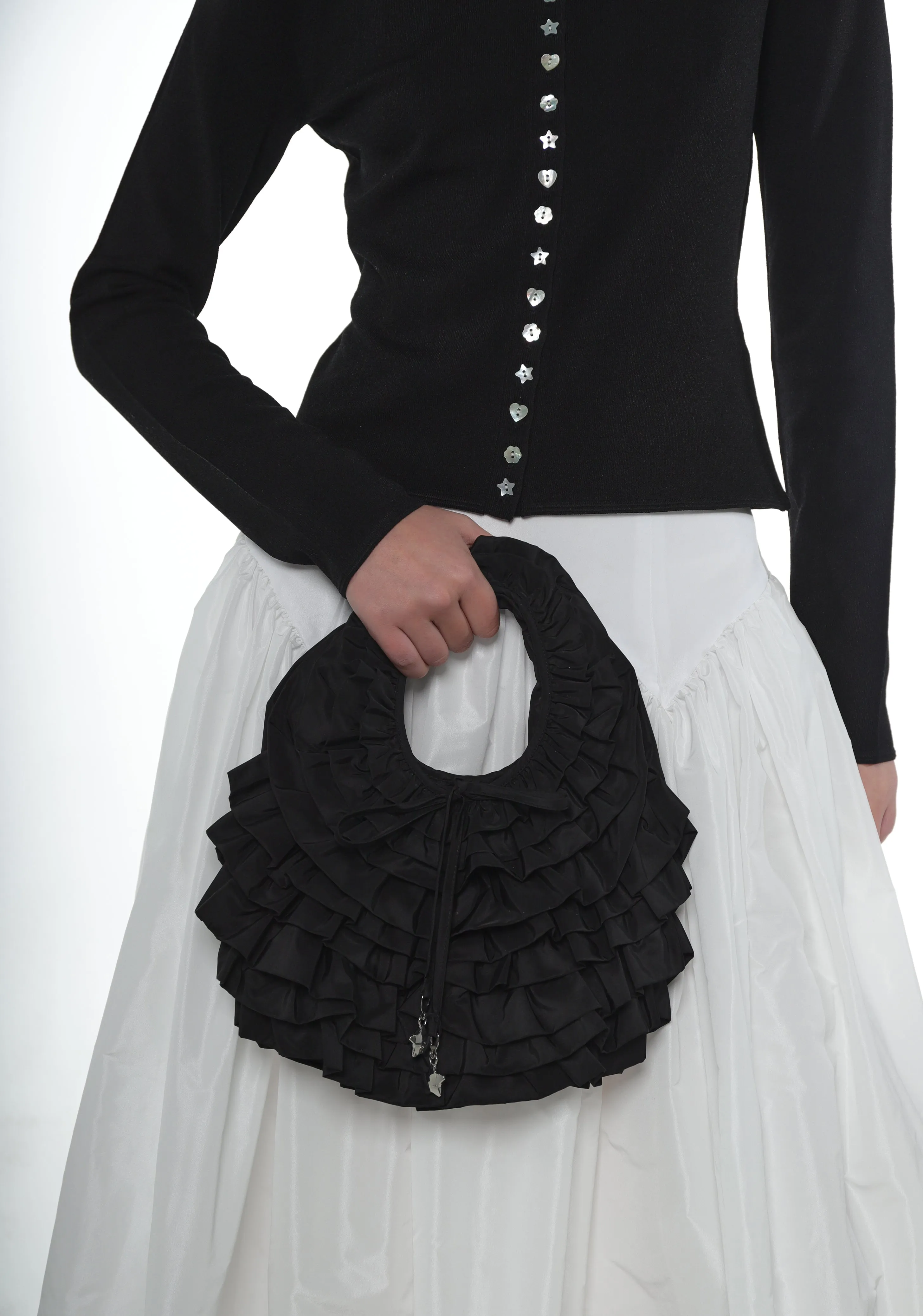 NAPA BAG IN BLACK TAFFETA sold by Sandy Liang product image thumbnail 2