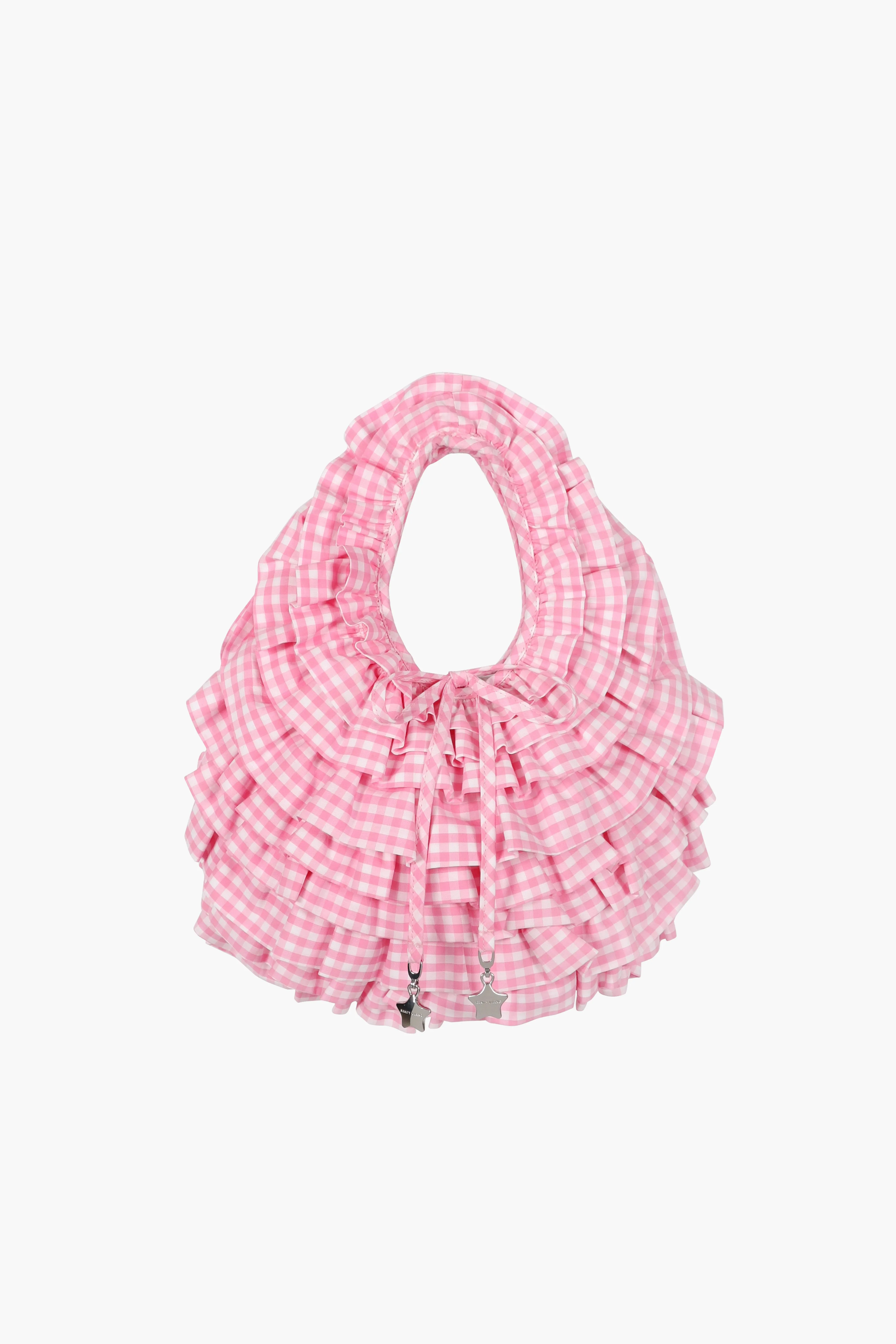 NAPA BAG IN PINK GINGHAM sold by Sandy Liang