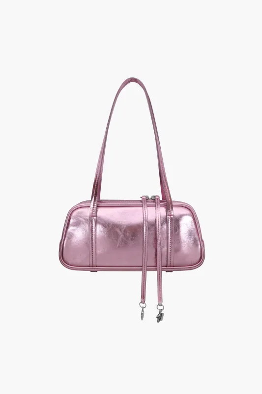 TWIN BAG IN METALLIC PINK sold by Sandy Liang