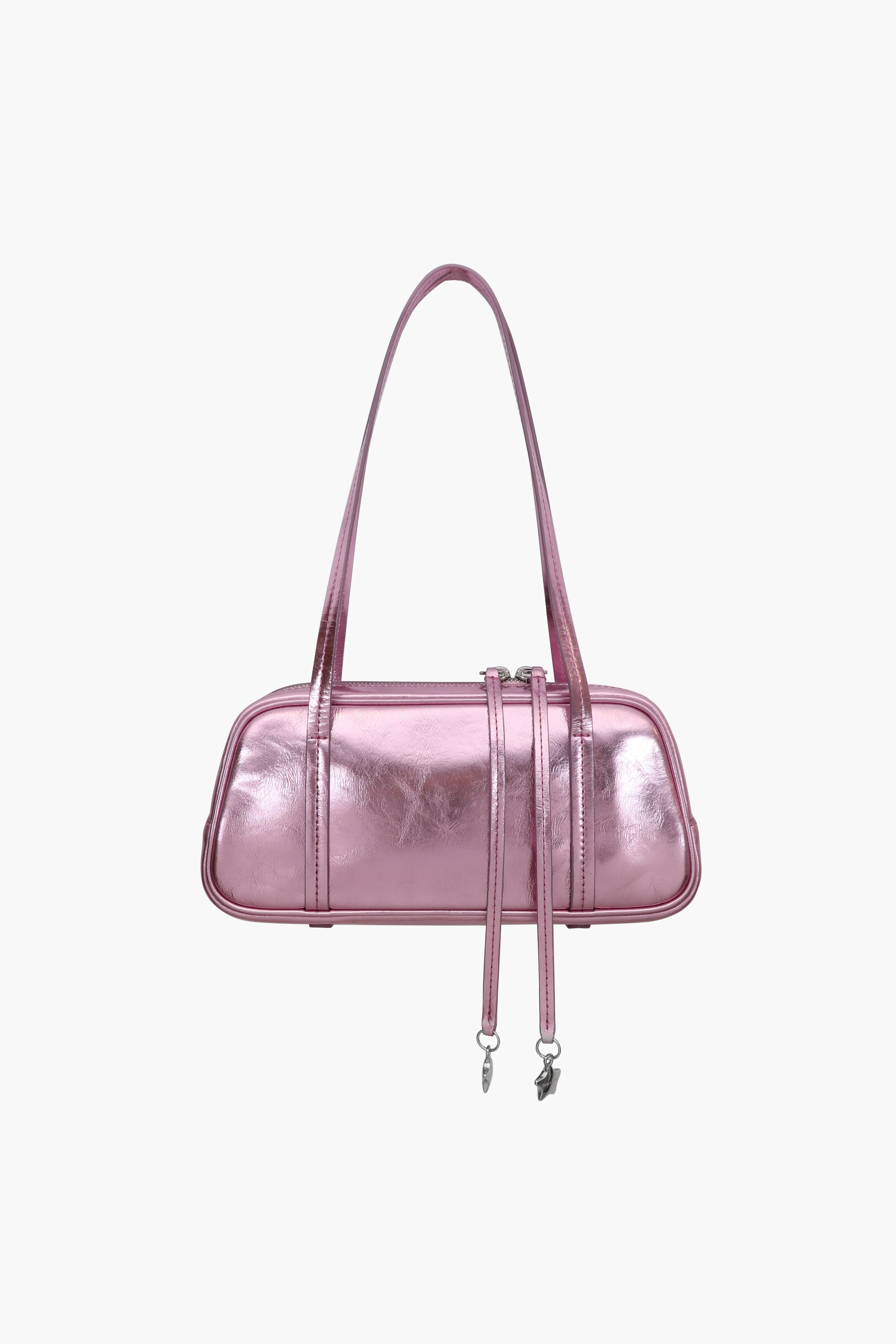 TWIN BAG IN METALLIC PINK sold by Sandy Liang