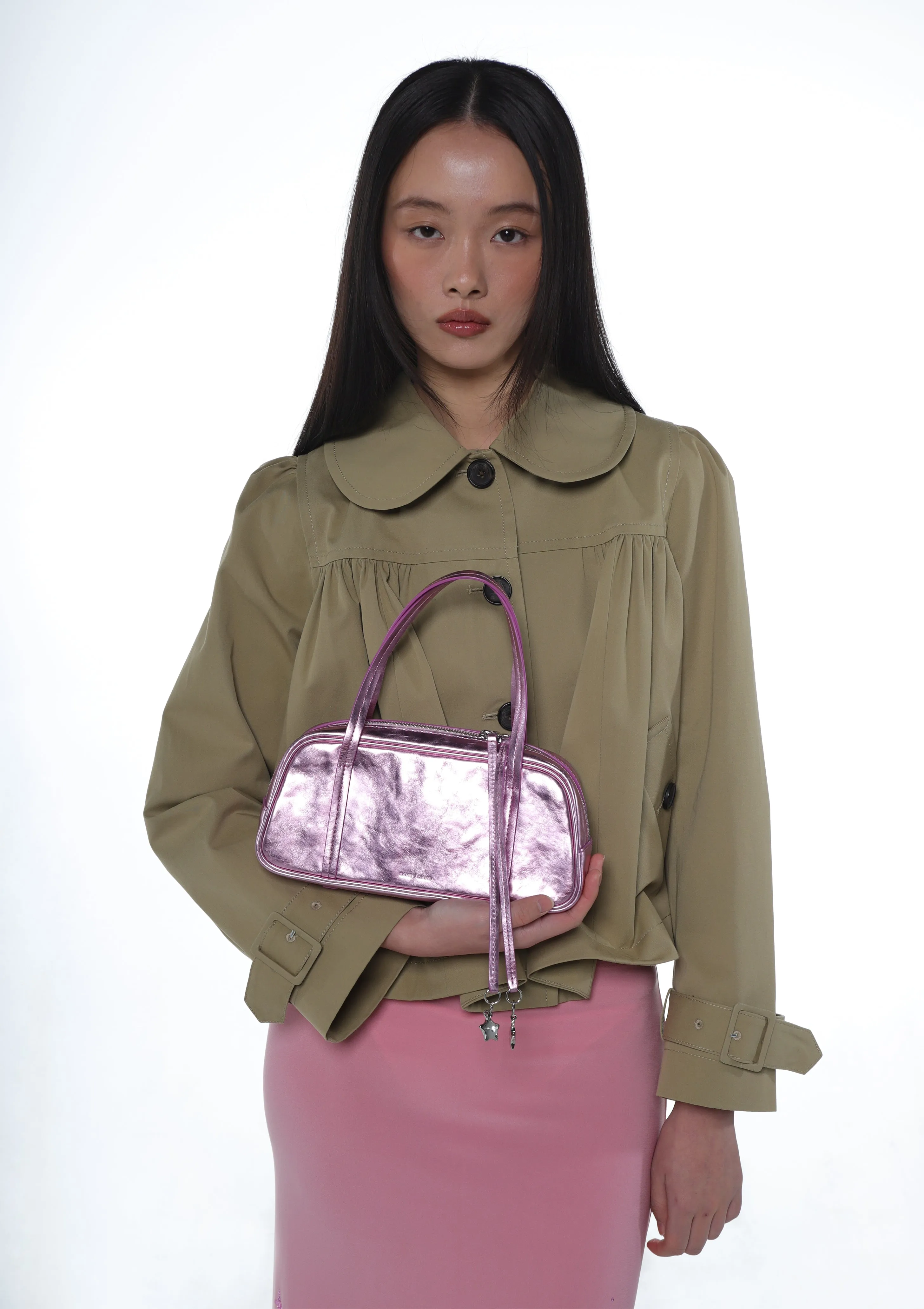 TWIN BAG IN METALLIC PINK sold by Sandy Liang product image thumbnail 3