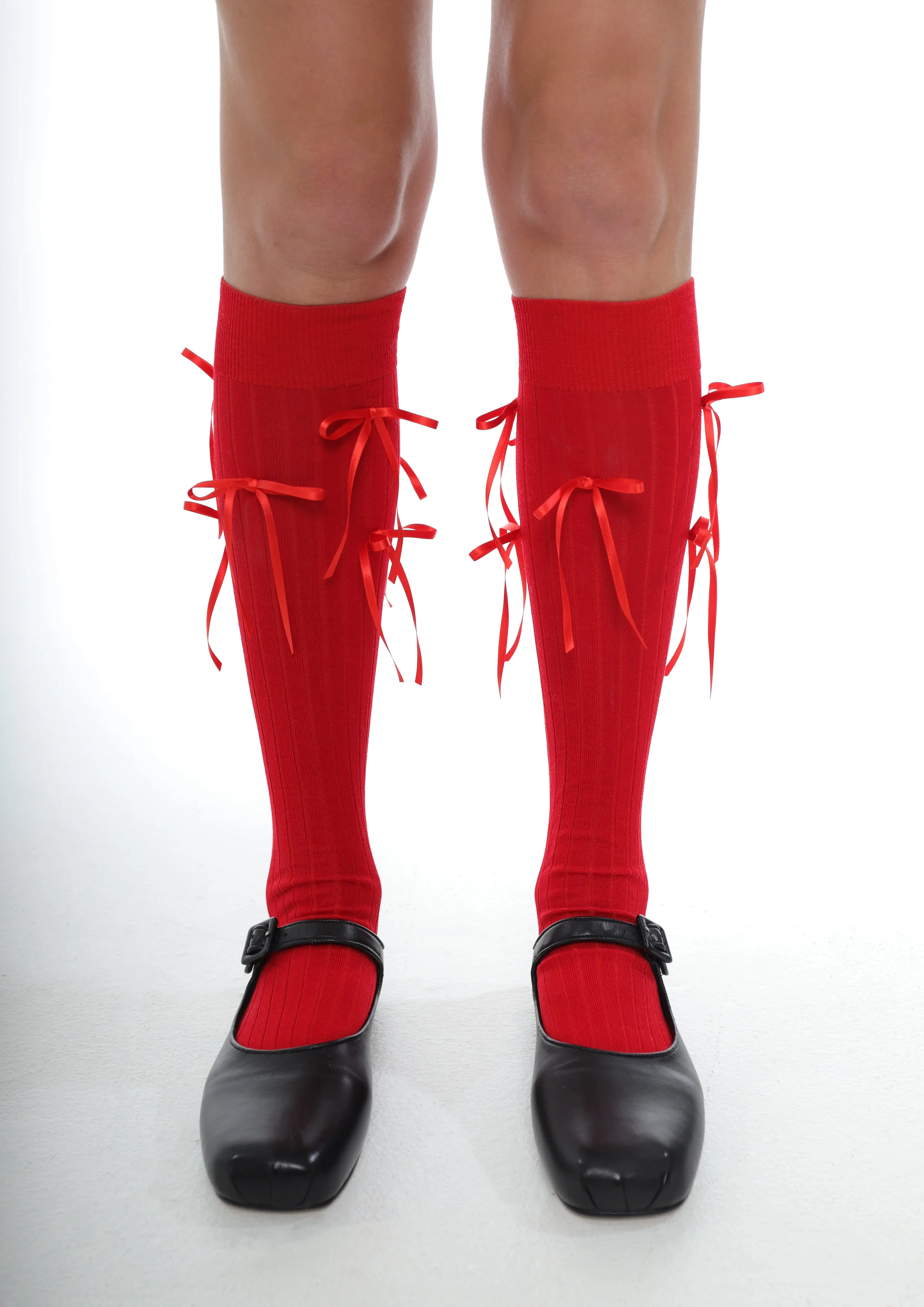 TRE SOCK IN RED sold by Sandy Liang product image thumbnail 2