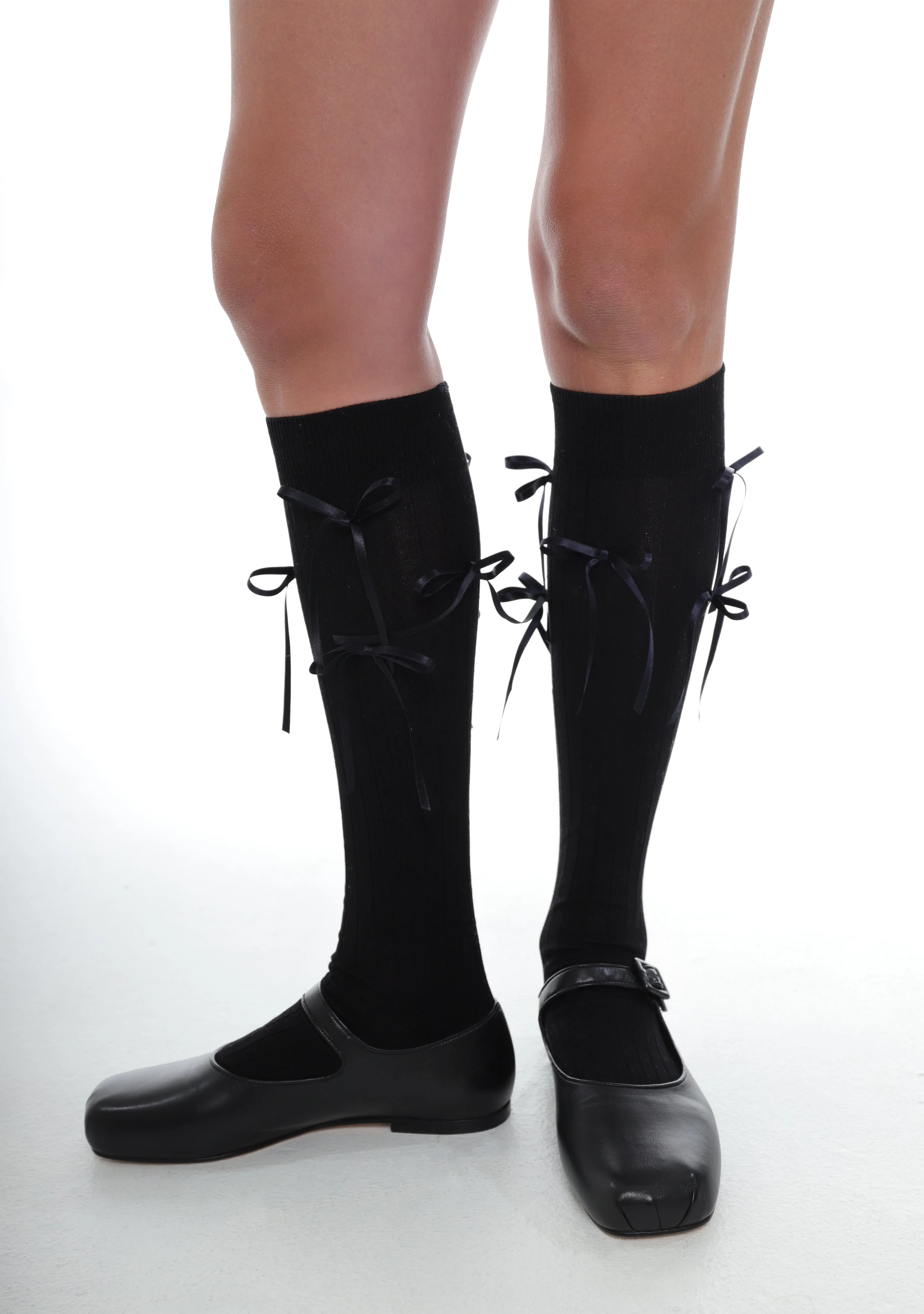 TRE SOCK IN BLACK sold by Sandy Liang product image thumbnail 3