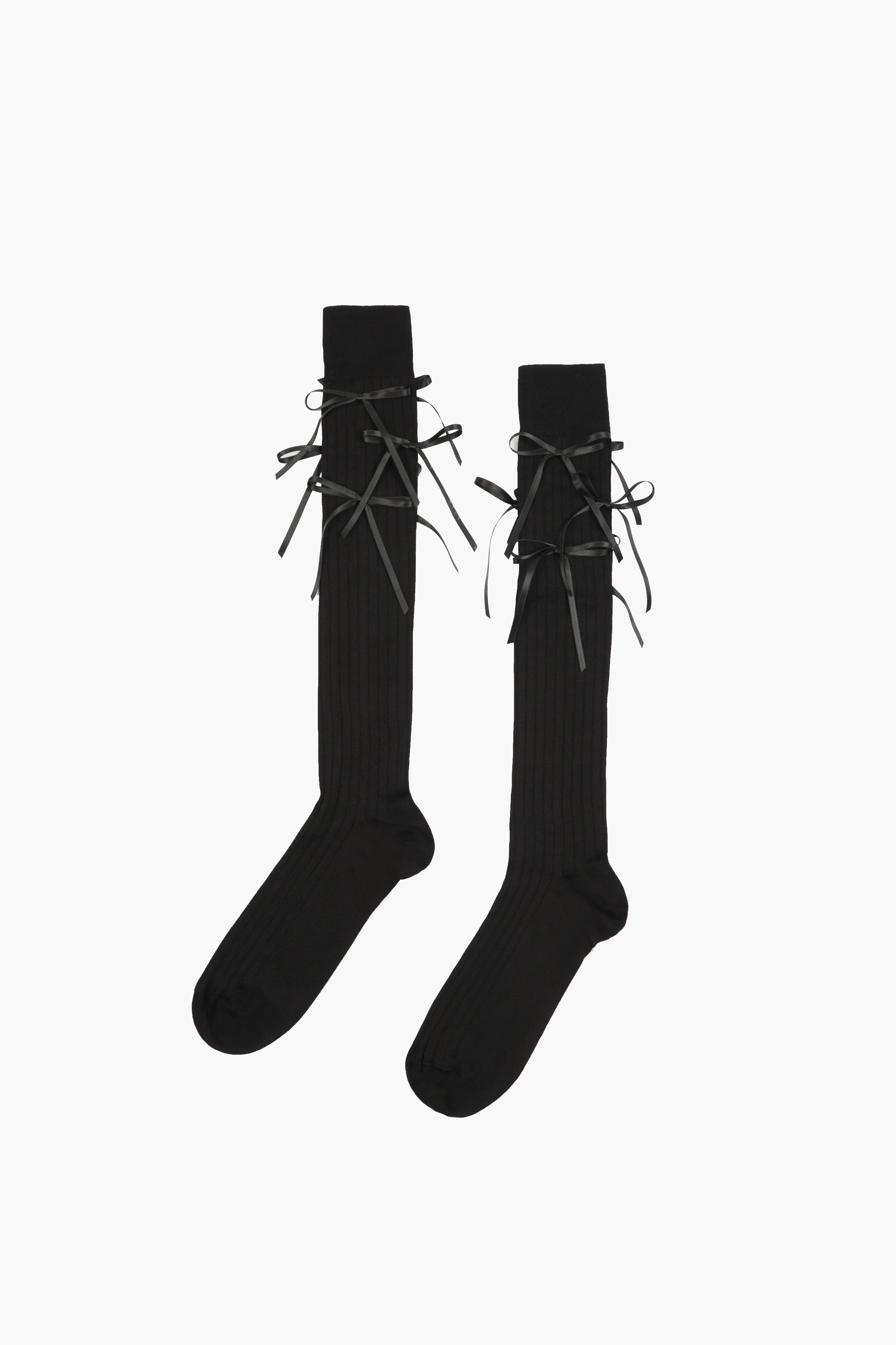 TRE SOCK IN BLACK sold by Sandy Liang