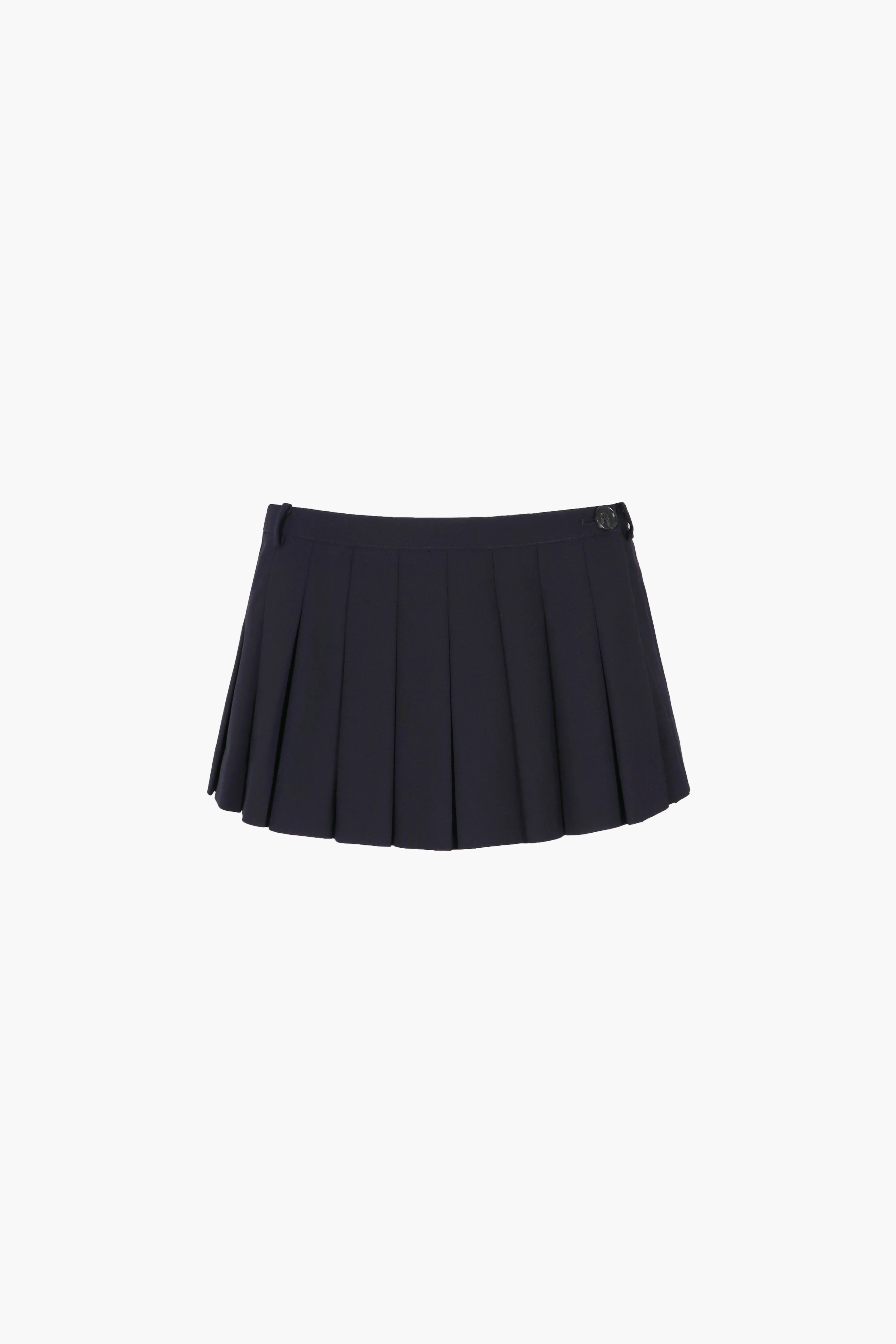 BUNNY SKORT IN DARK NAVY sold by Sandy Liang