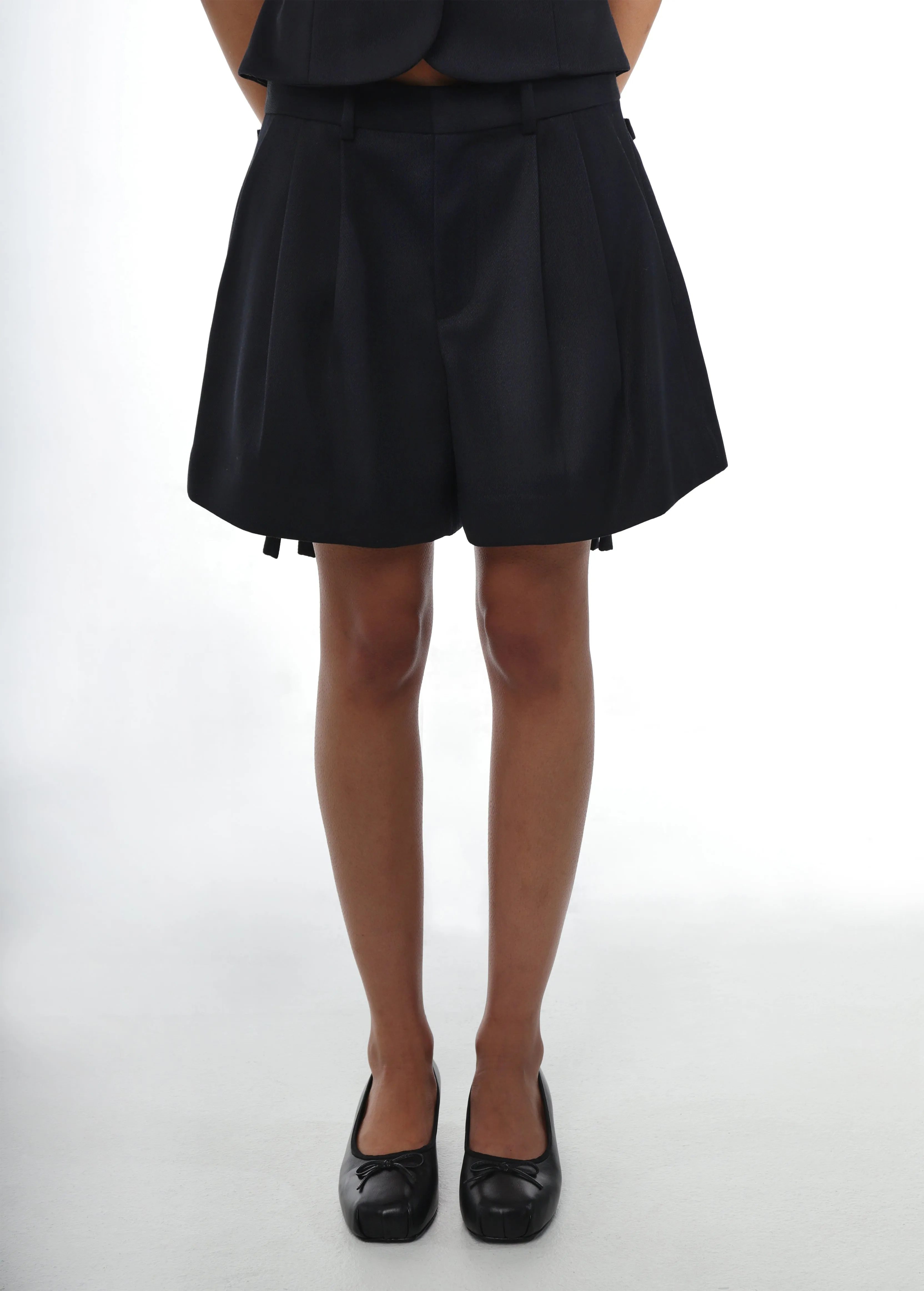 HINOKI SHORTS IN BLACK sold by Sandy Liang product image thumbnail 2