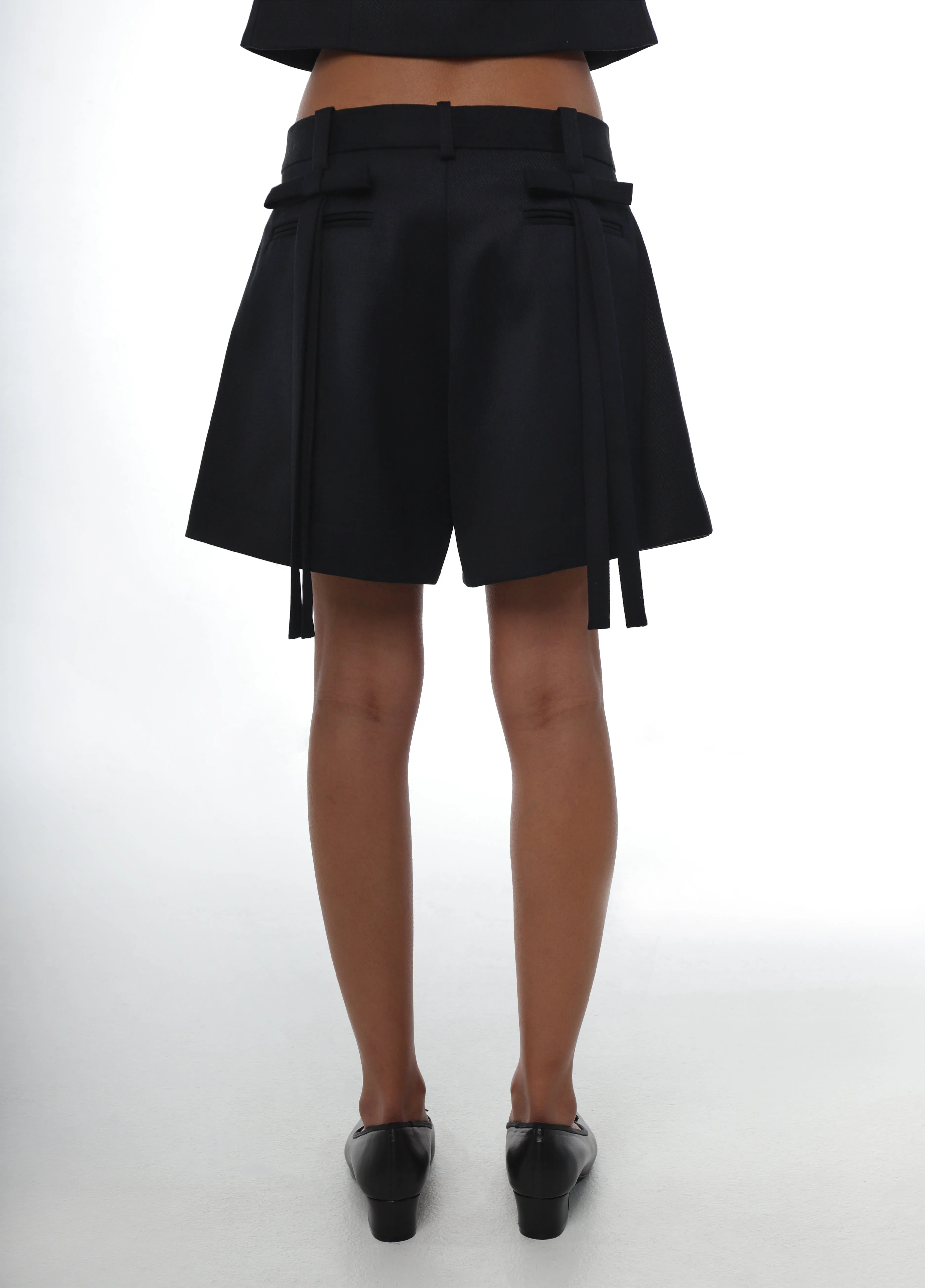 HINOKI SHORTS IN BLACK sold by Sandy Liang product image thumbnail 4