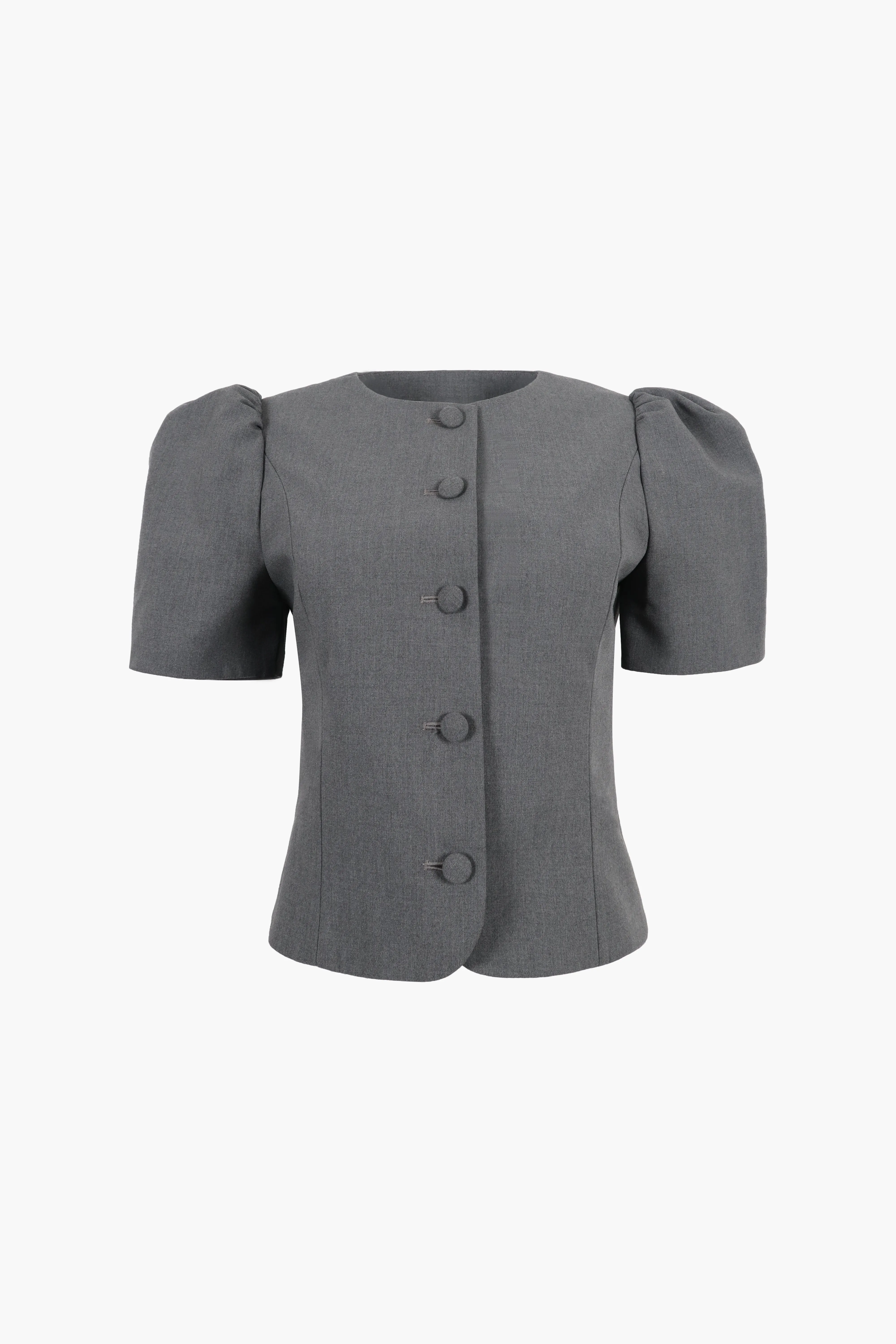 BONNY JACKET IN GREY sold by Sandy Liang