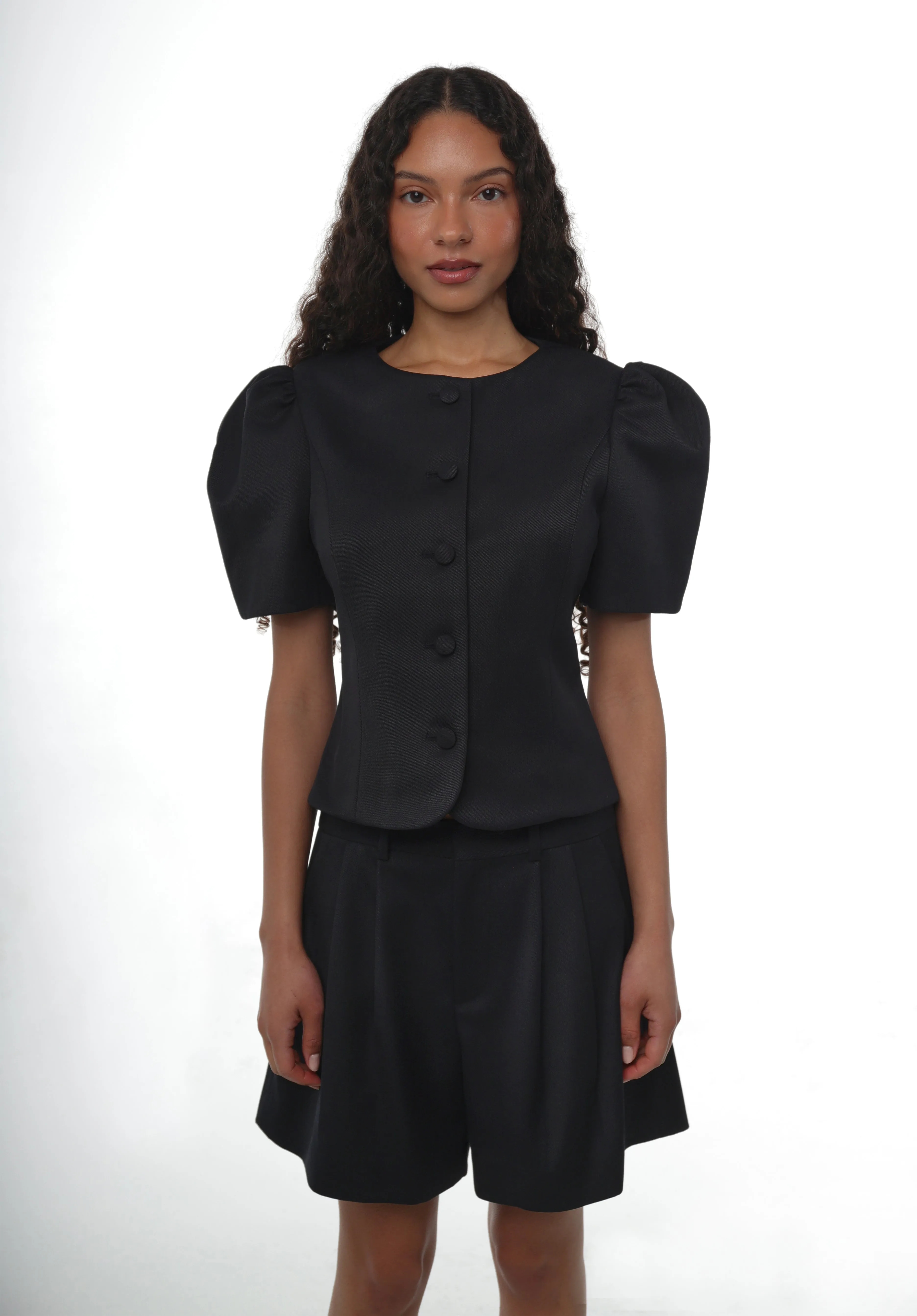 BONNY JACKET IN BLACK sold by Sandy Liang product image thumbnail 2