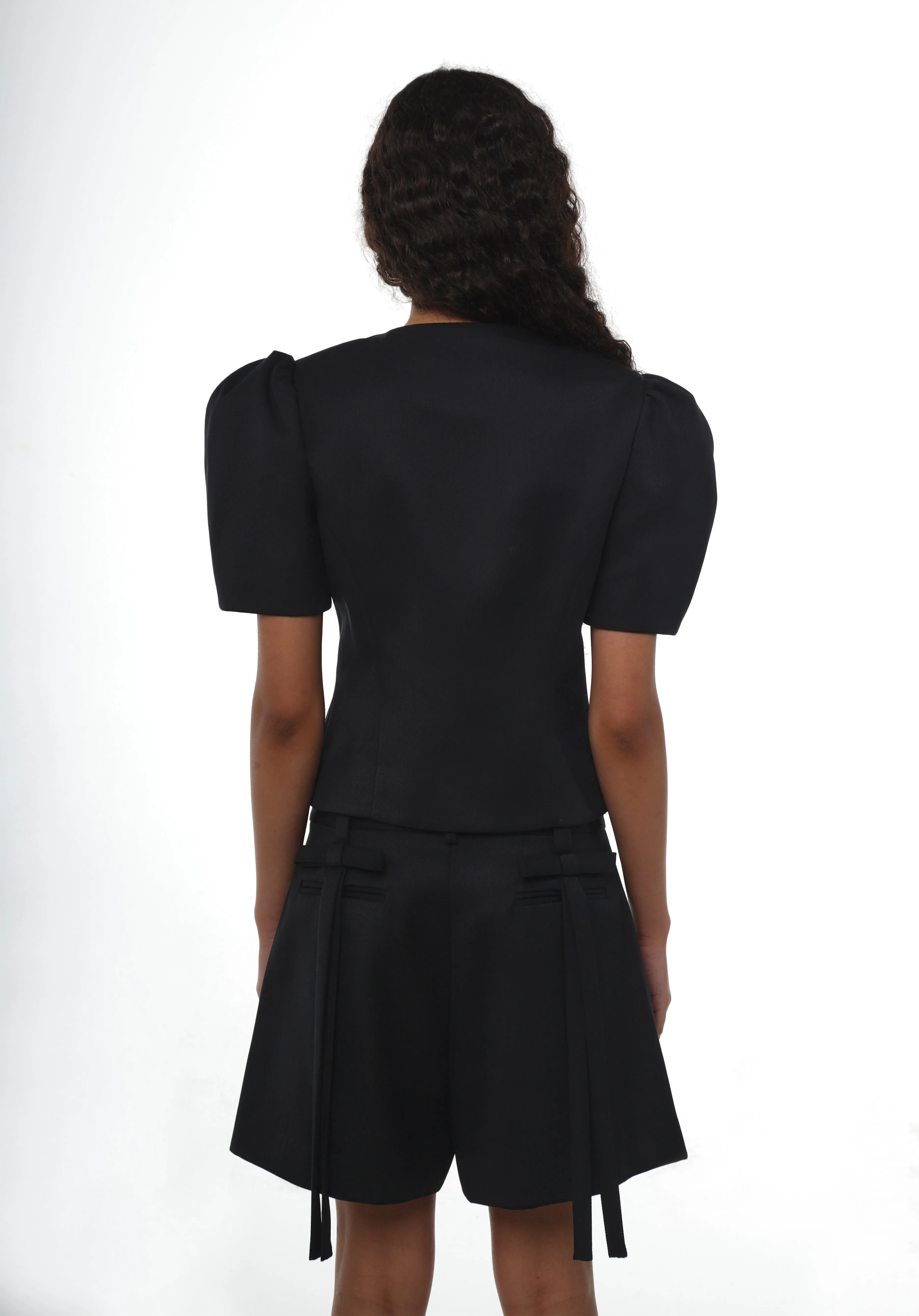 BONNY JACKET IN BLACK sold by Sandy Liang product image thumbnail 4