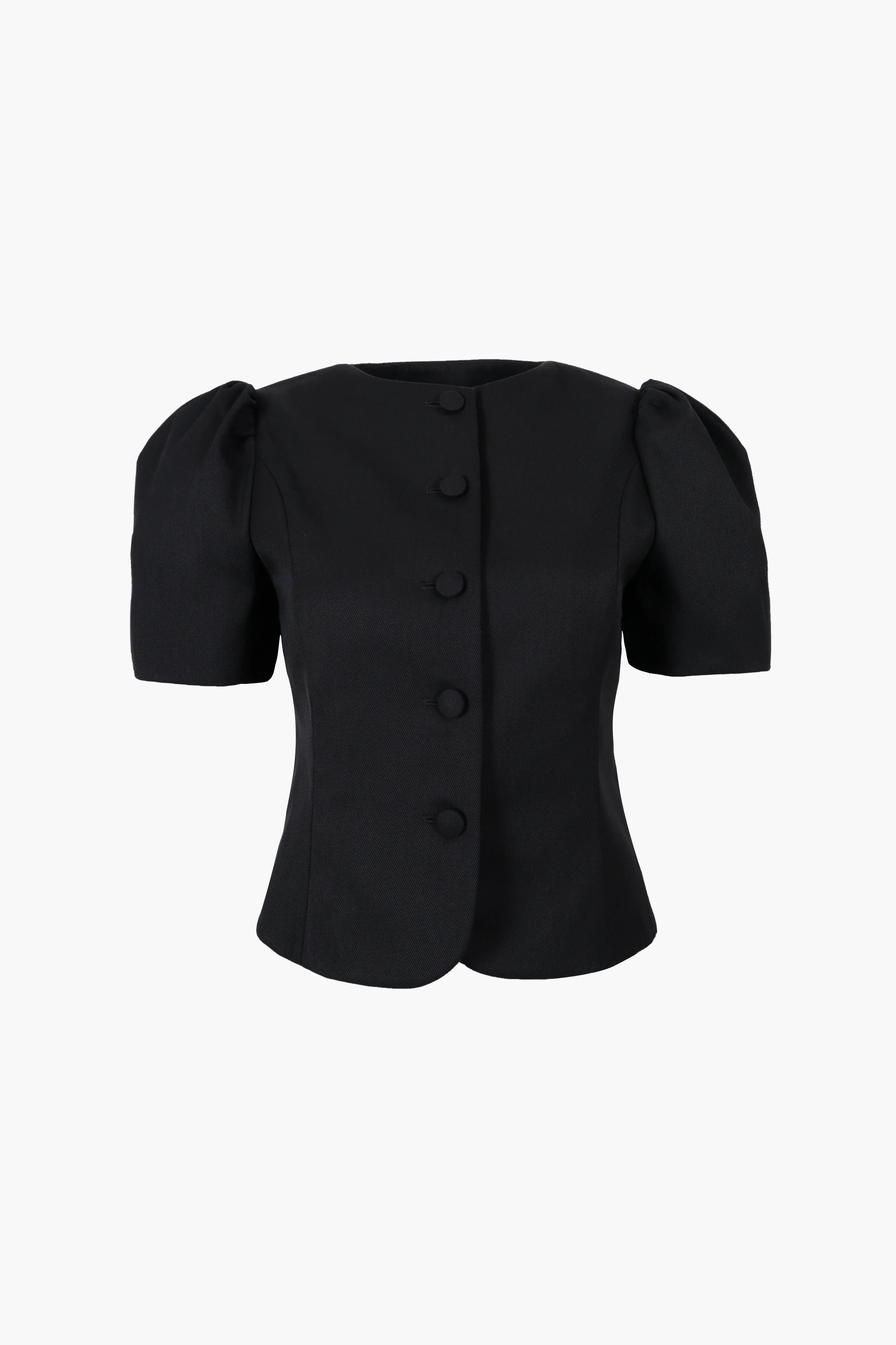 BONNY JACKET IN BLACK sold by Sandy Liang