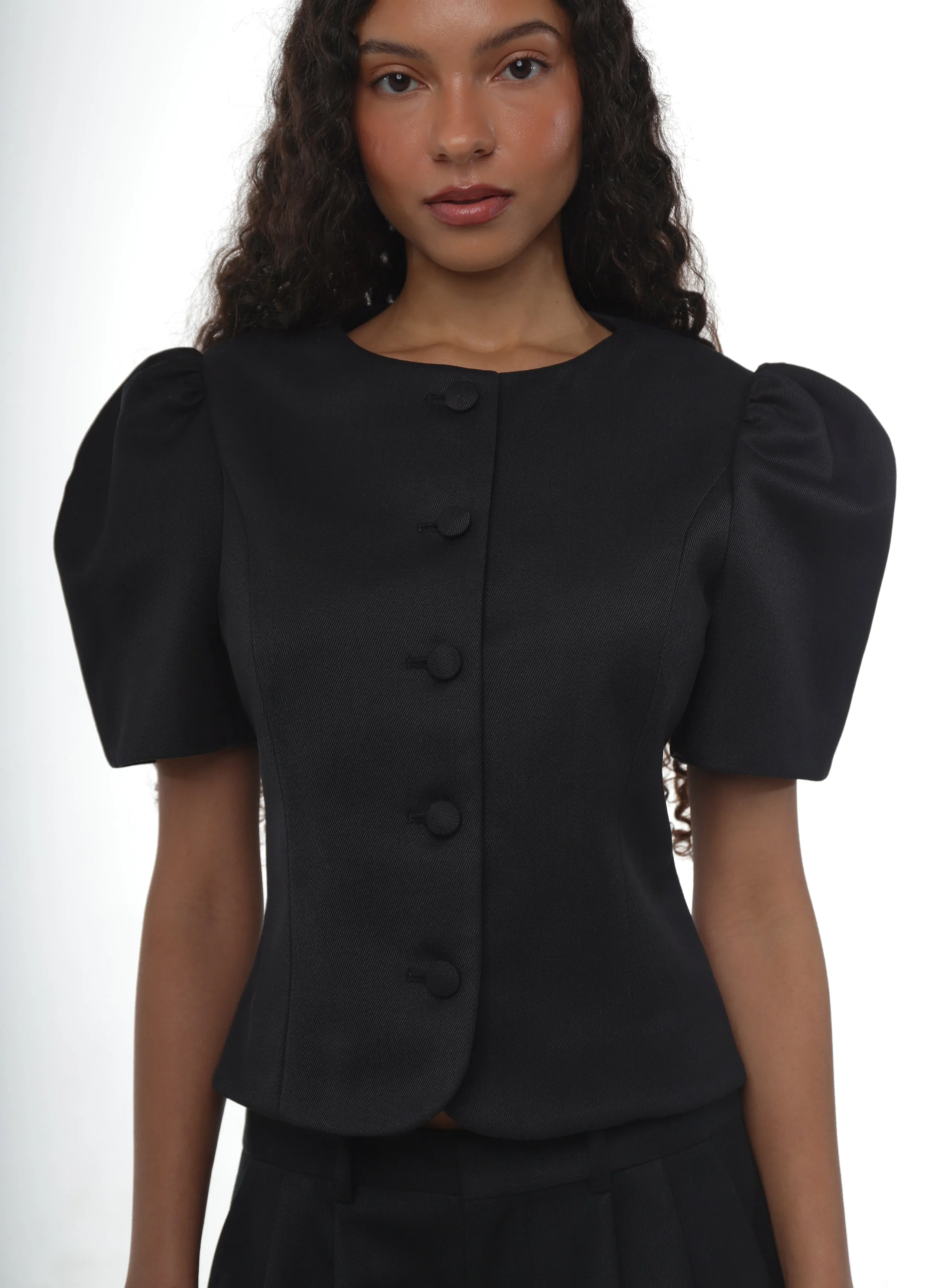 BONNY JACKET IN BLACK sold by Sandy Liang product image thumbnail 5