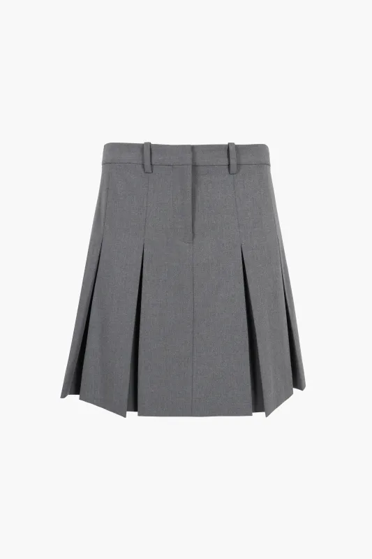 WREN SKIRT IN GREY sold by Sandy Liang