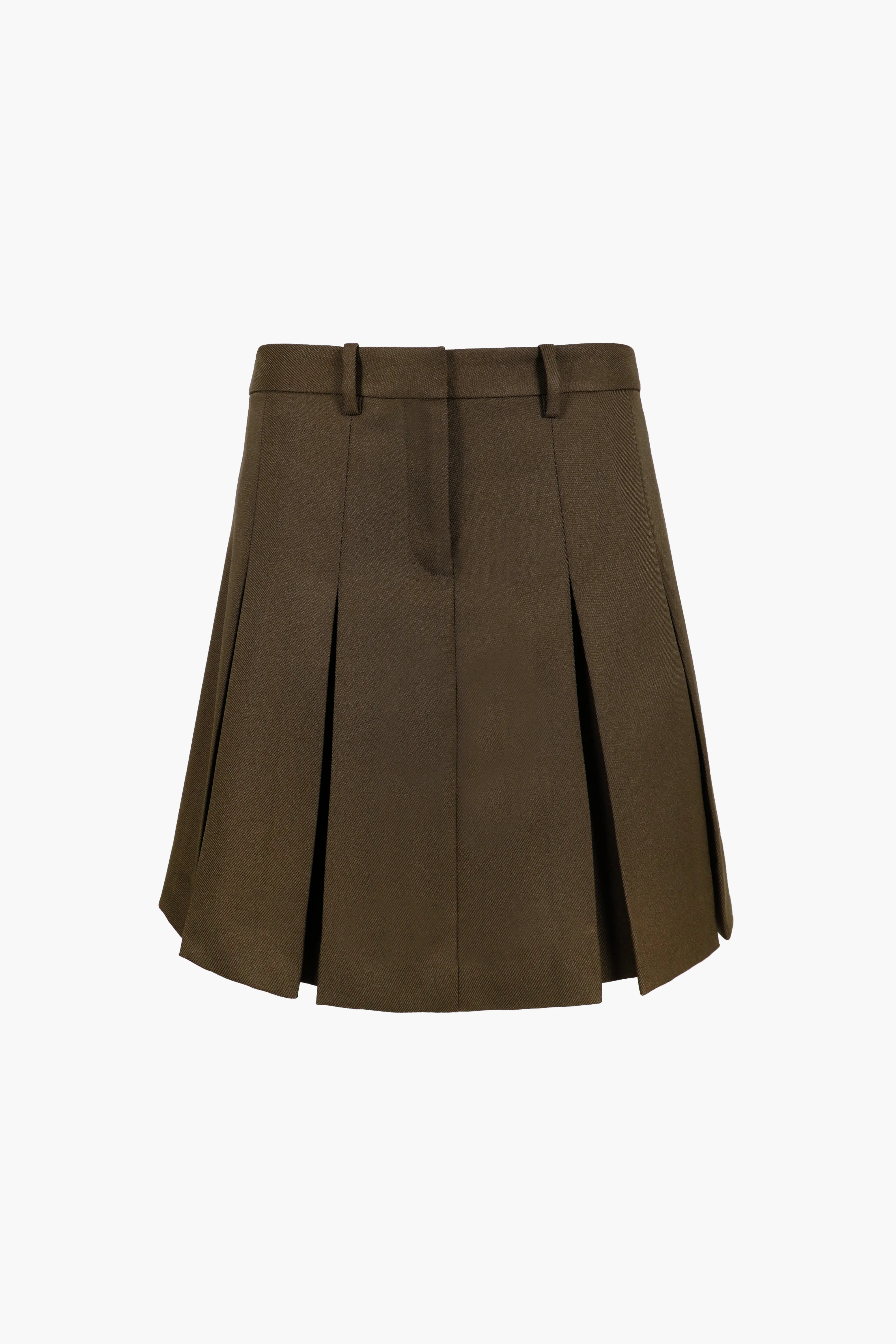 WREN SKIRT IN OLIVE sold by Sandy Liang