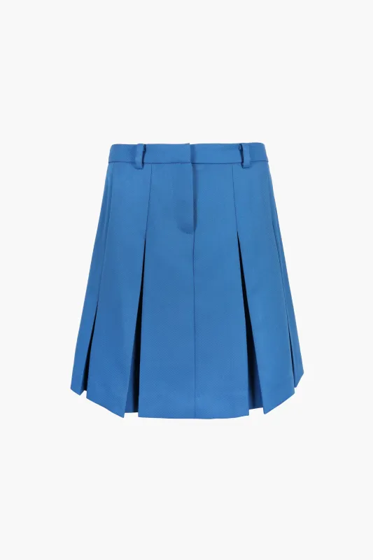 WREN SKIRT IN BLUE sold by Sandy Liang