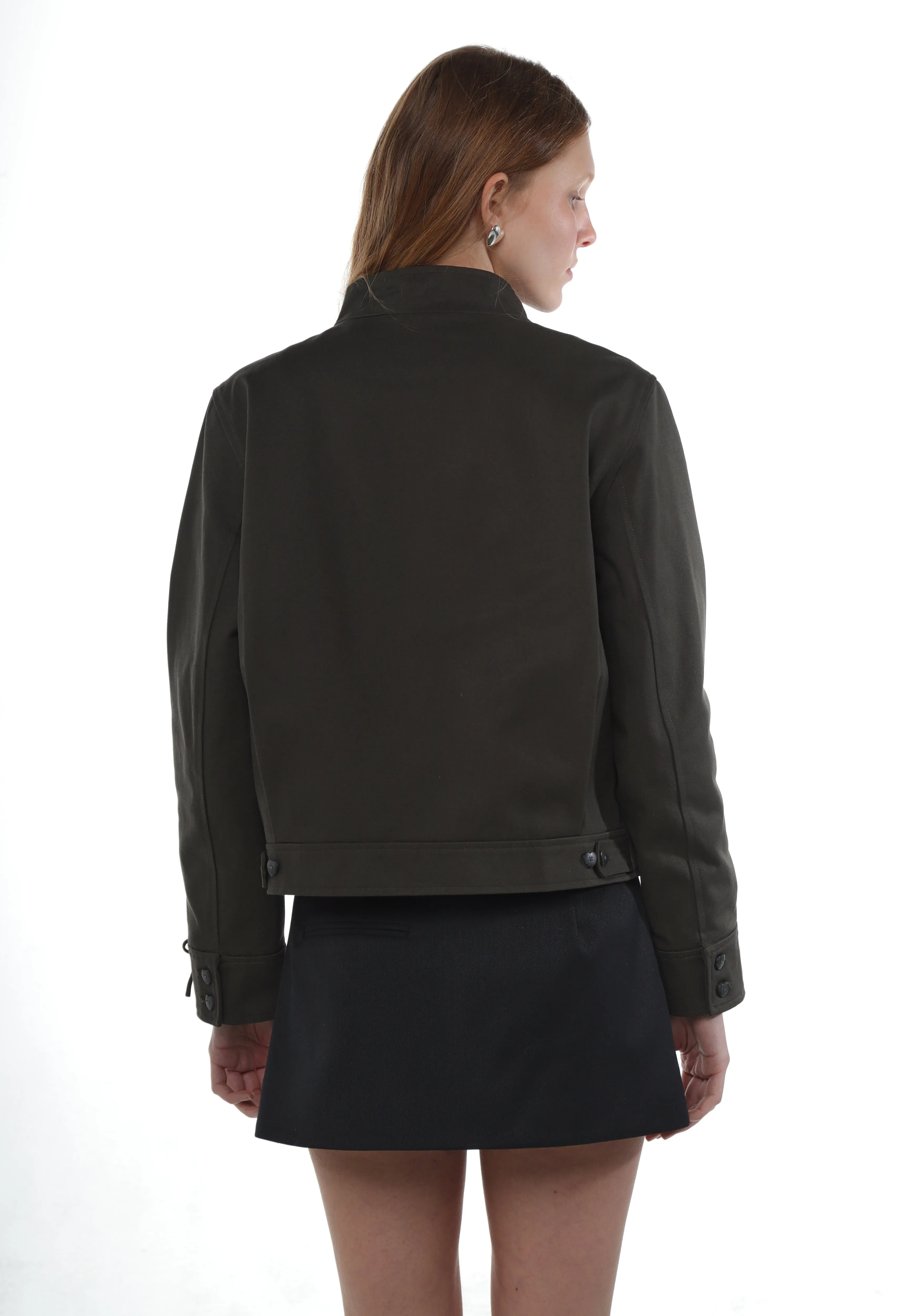 MIKU JACKET IN OLIVE sold by Sandy Liang product image thumbnail 3