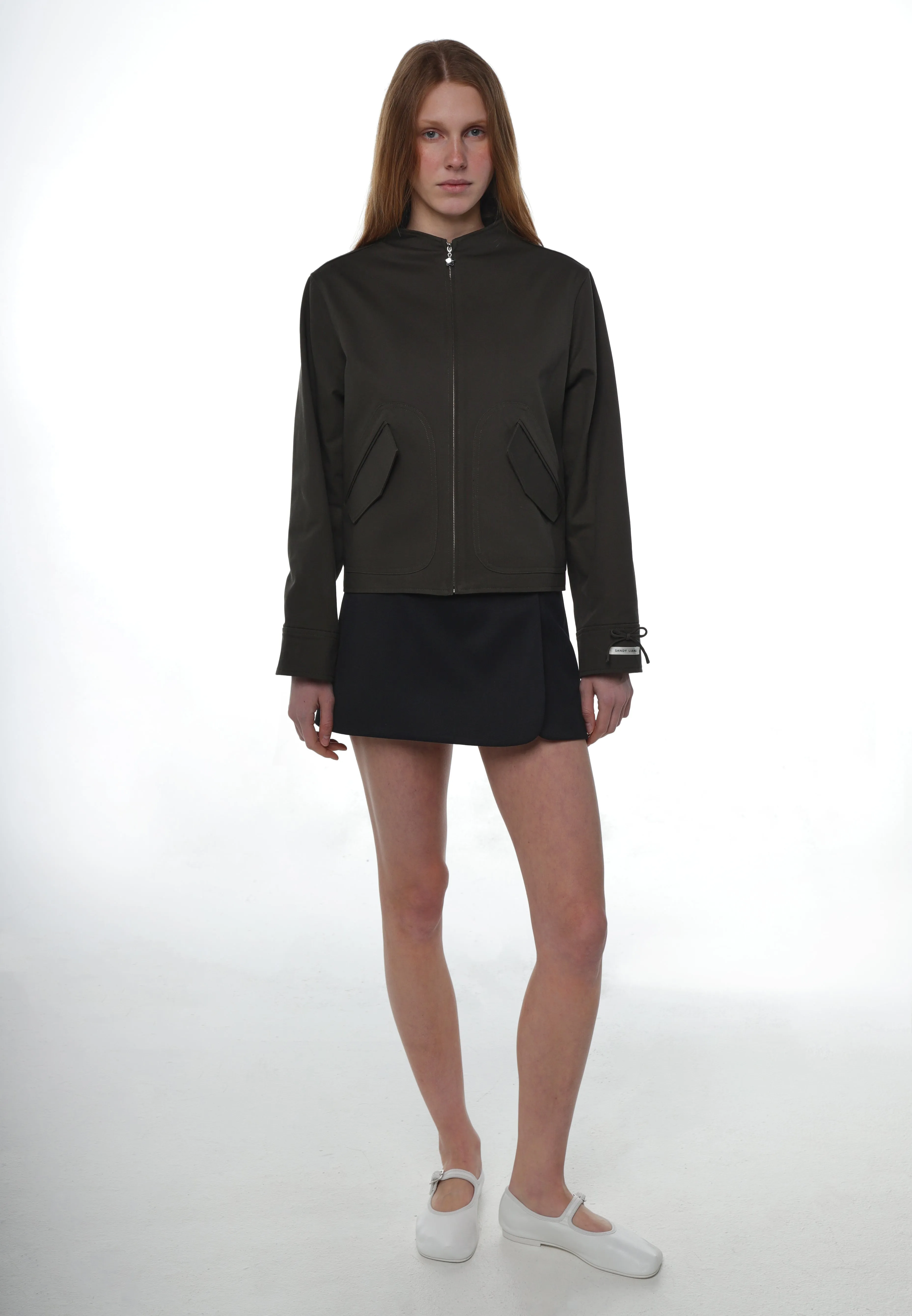 MIKU JACKET IN OLIVE sold by Sandy Liang product image thumbnail 2