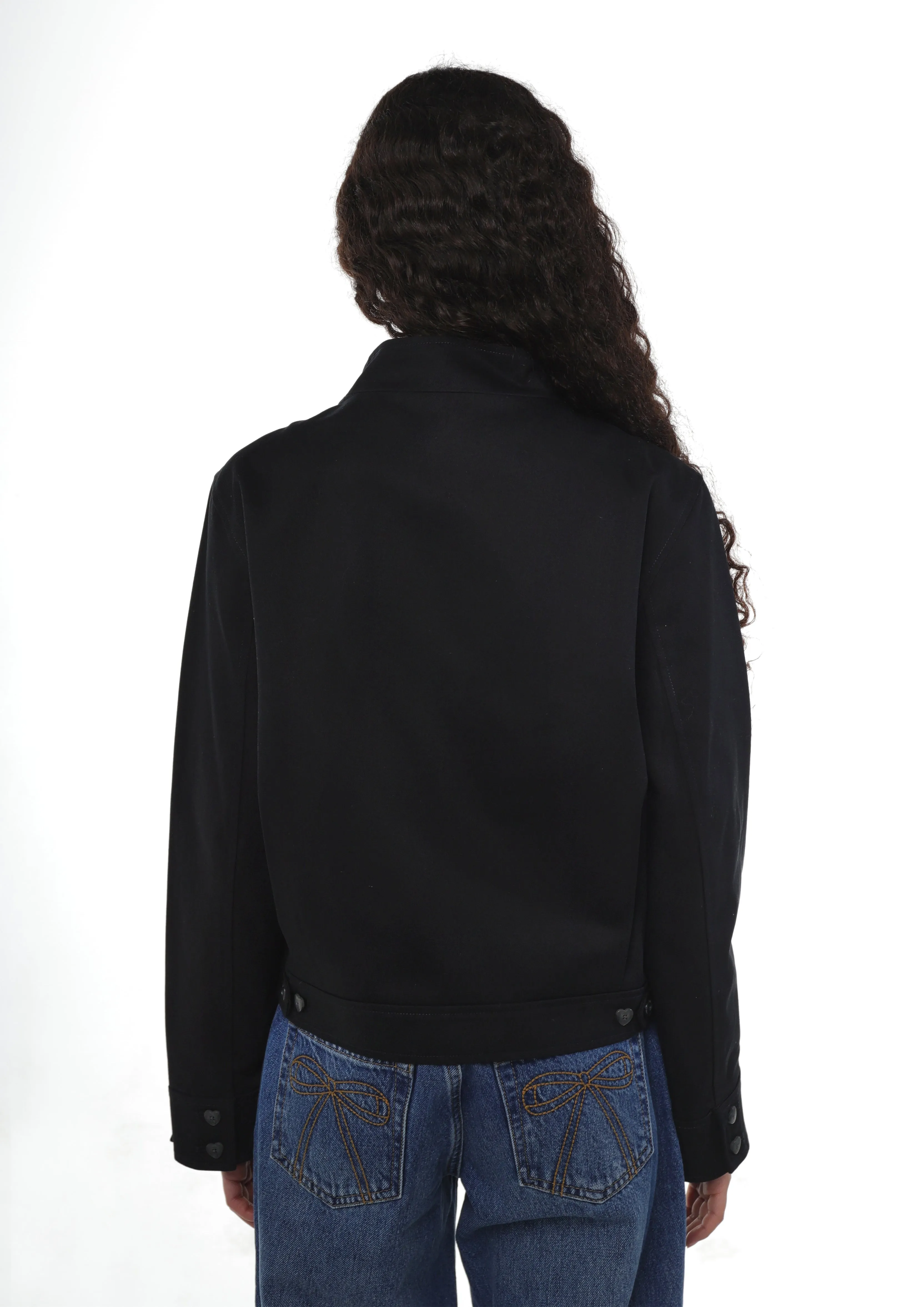 MIKU JACKET IN BLACK sold by Sandy Liang product image thumbnail 4