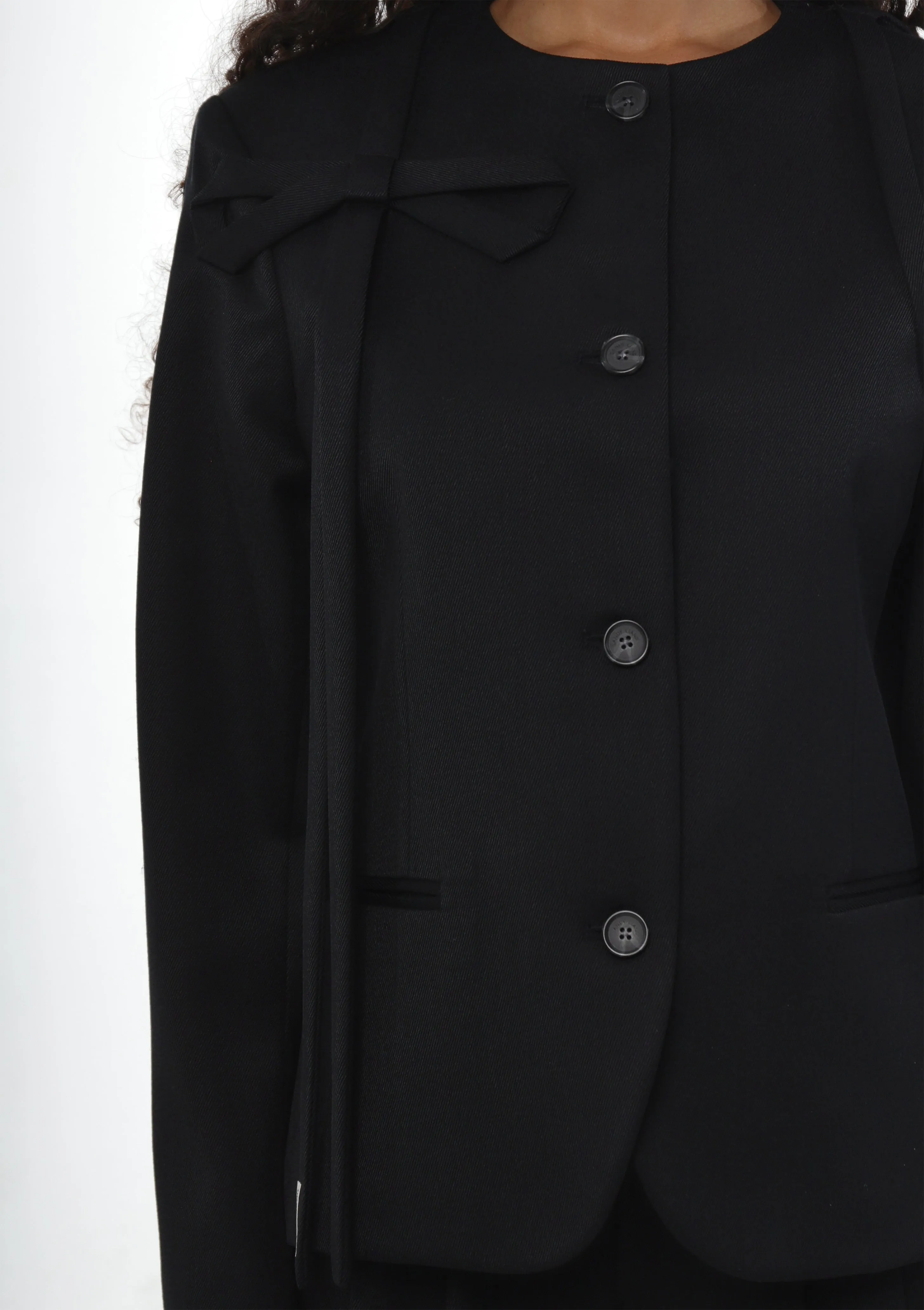 KALLO JACKET IN BLACK sold by Sandy Liang product image thumbnail 3