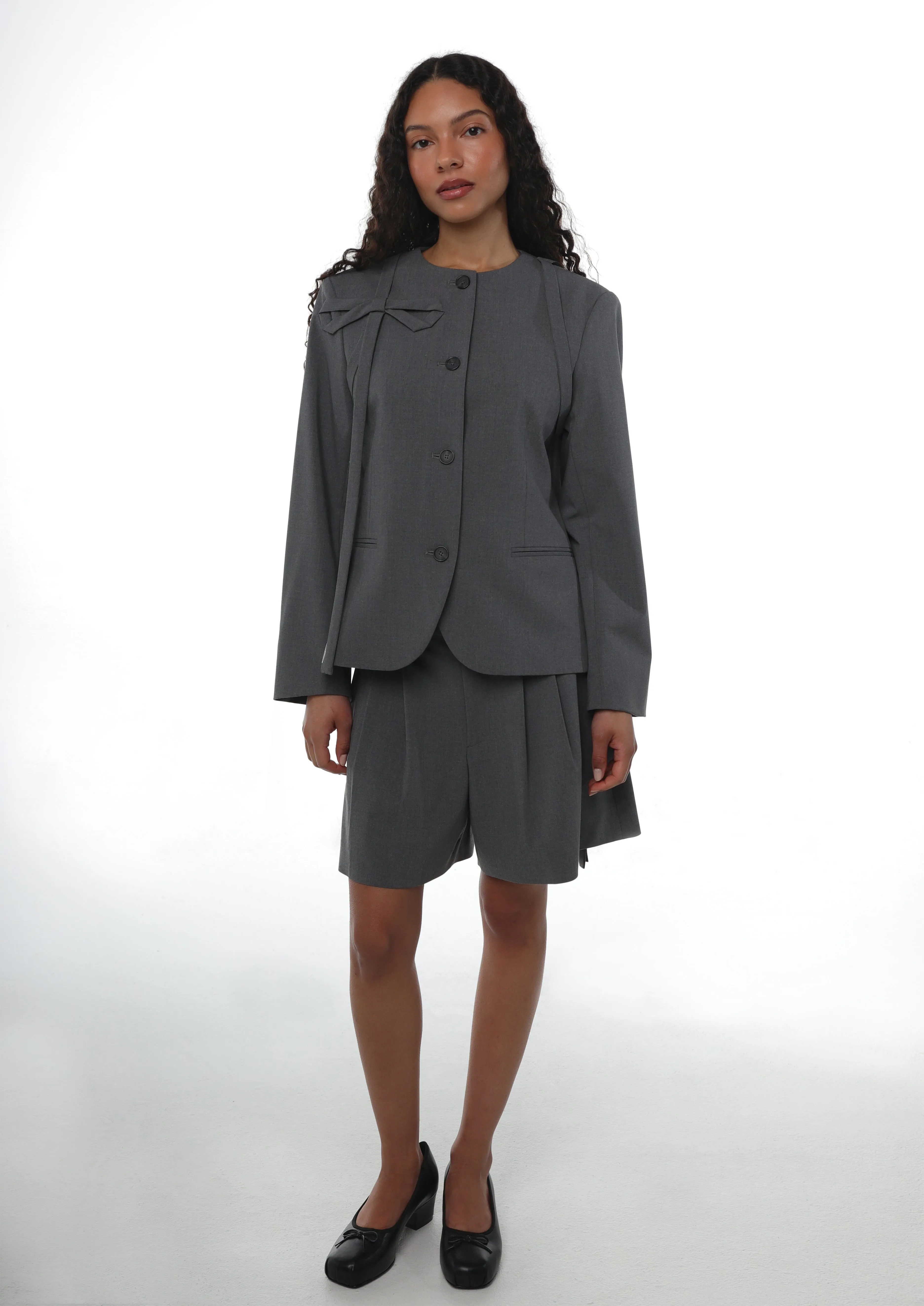 KALLO JACKET IN GREY sold by Sandy Liang product image thumbnail 2