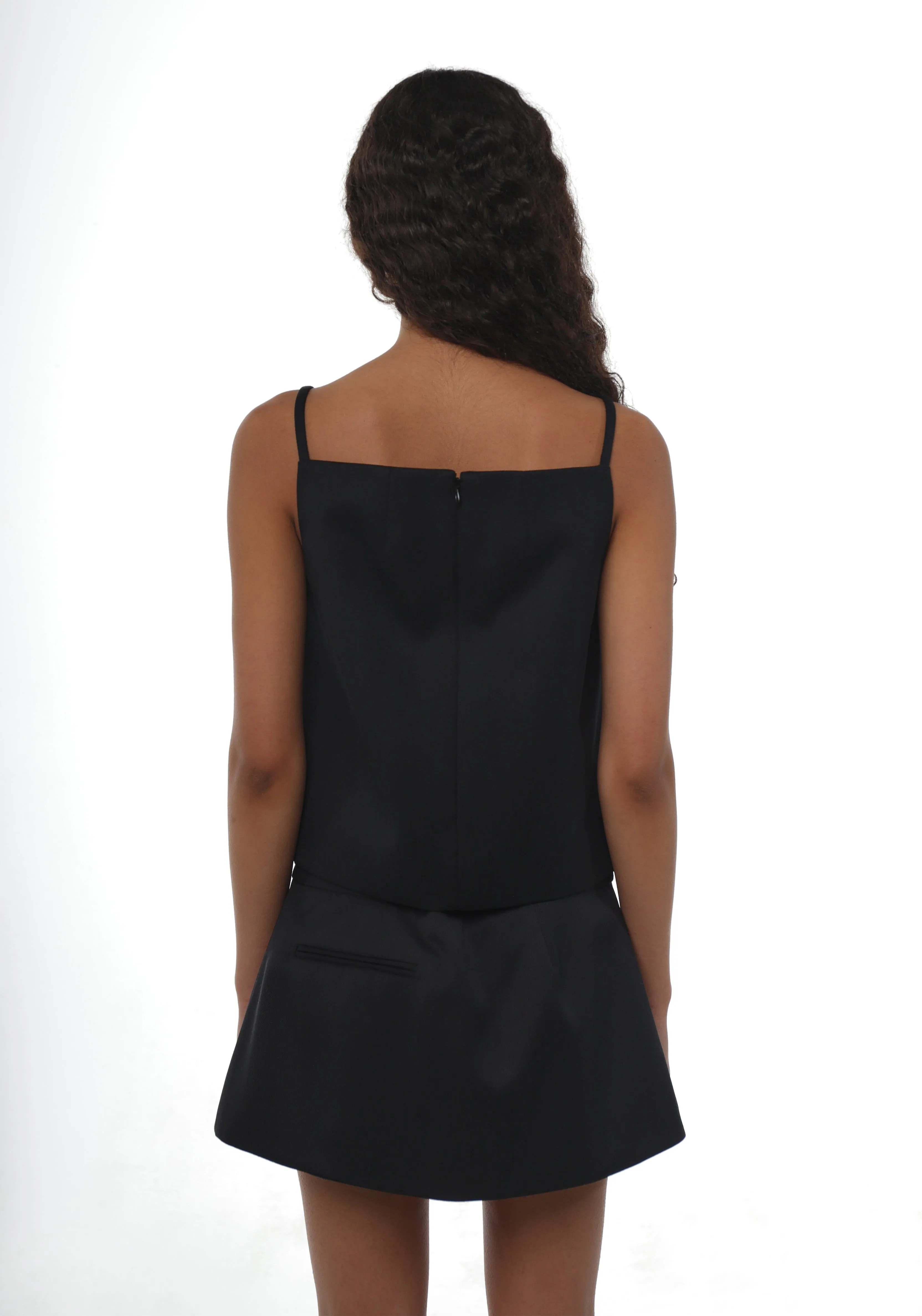 MUNCHIE SKORT IN BLACK sold by Sandy Liang product image thumbnail 3