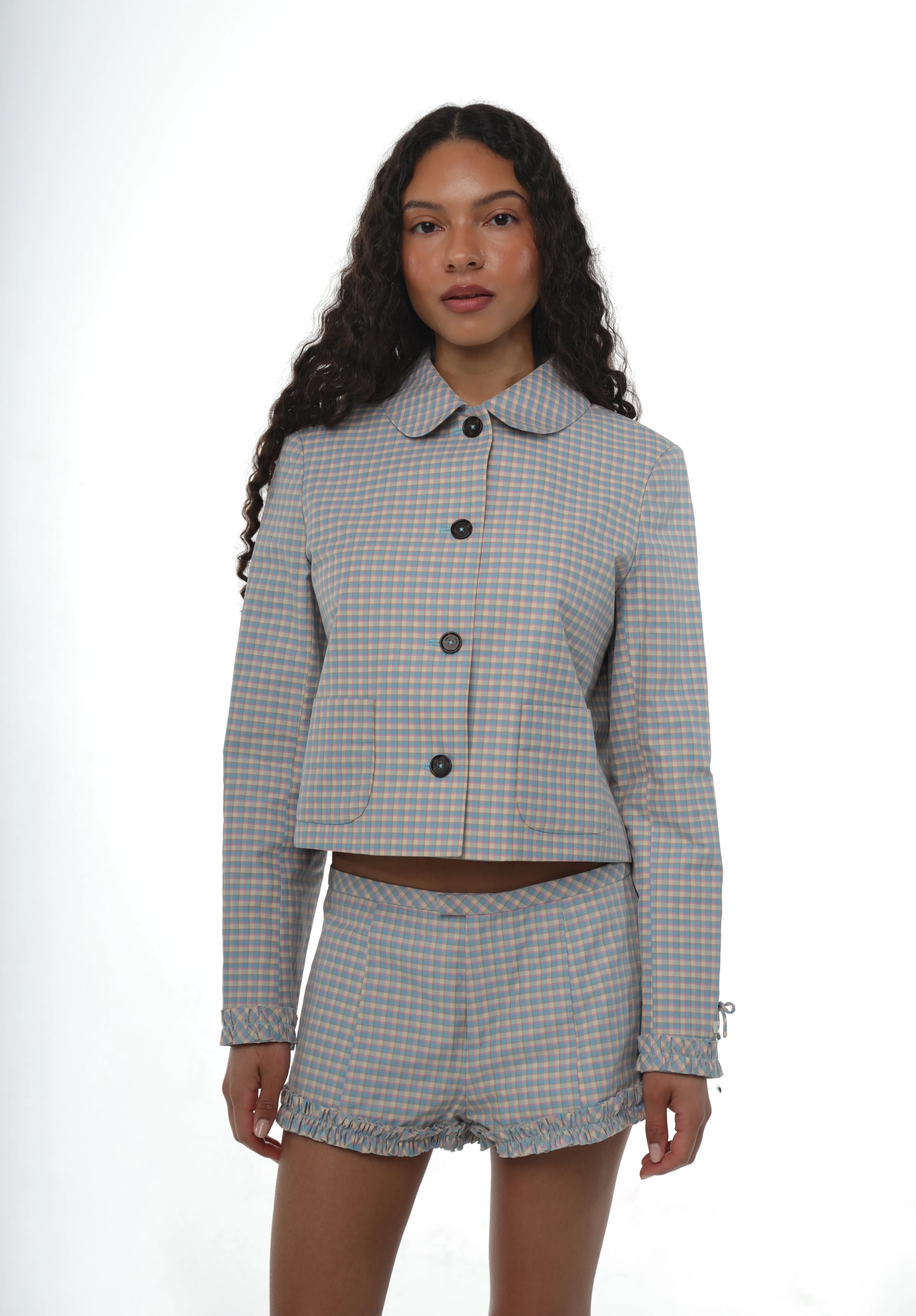 KARUBE JACKET IN PICNIC GINGHAM sold by Sandy Liang product image thumbnail 2