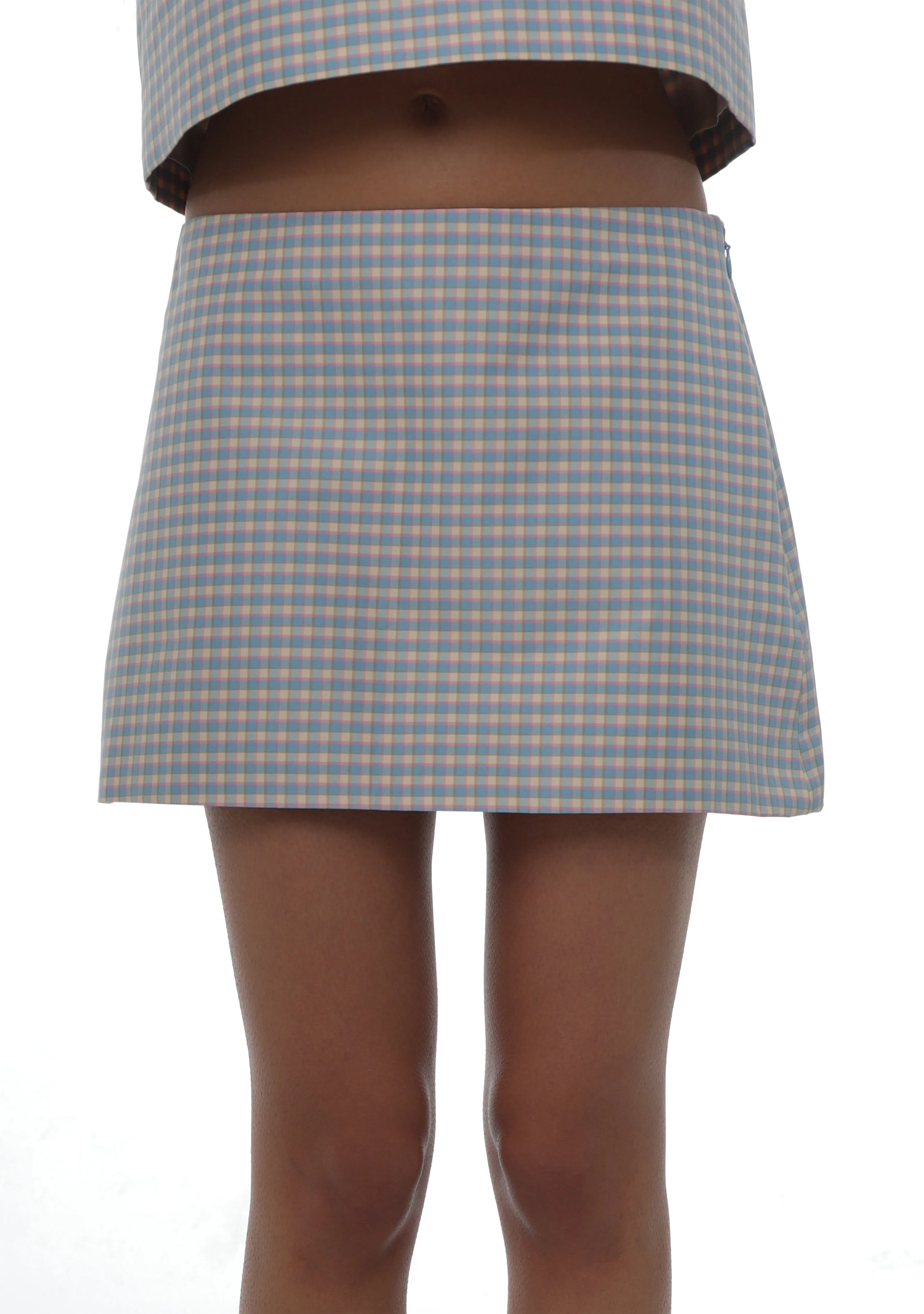 JUICE SKIRT IN PICNIC GINGHAM sold by Sandy Liang product image thumbnail 3