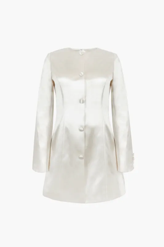 SWAN DRESS IN CHAMPAGNE sold by Sandy Liang