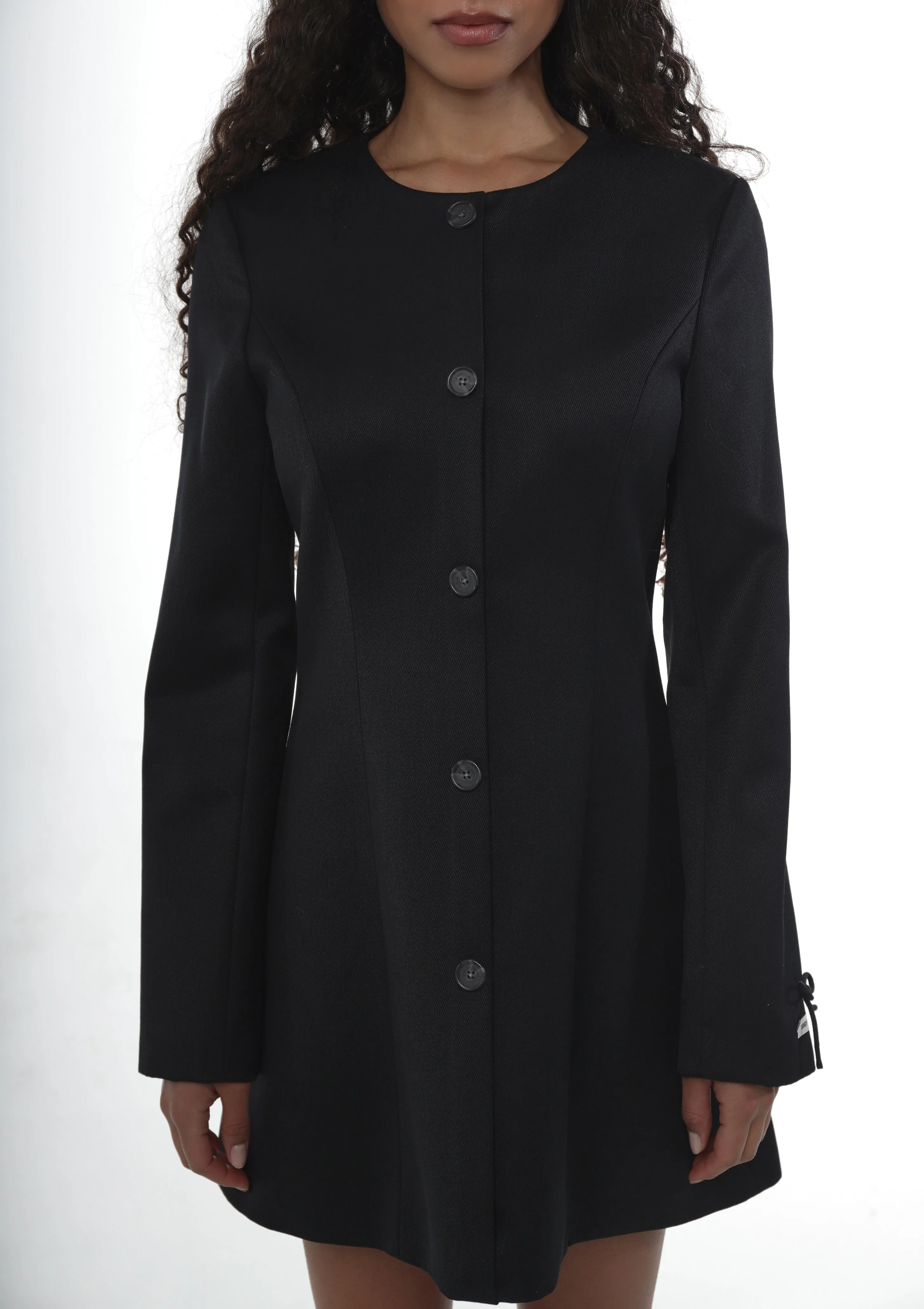 SWAN DRESS IN BLACK sold by Sandy Liang product image thumbnail 4