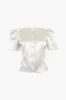 BONNY JACKET IN CHAMPAGNE SATIN sold by Sandy Liang