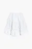 MILANESE SKIRT IN WHITE sold by Sandy Liang