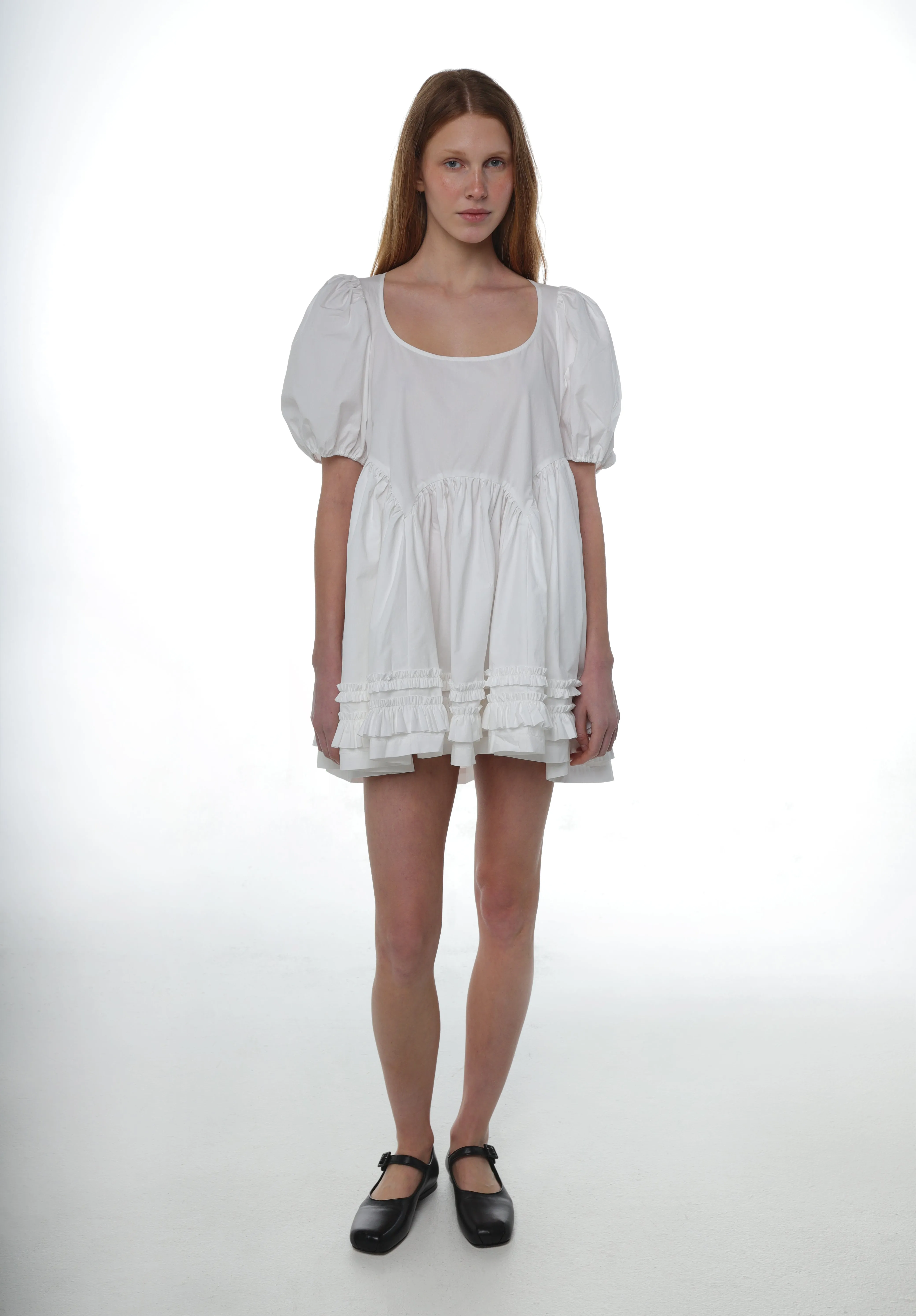 KEWPIE DRESS IN WHITE sold by Sandy Liang product image thumbnail 2