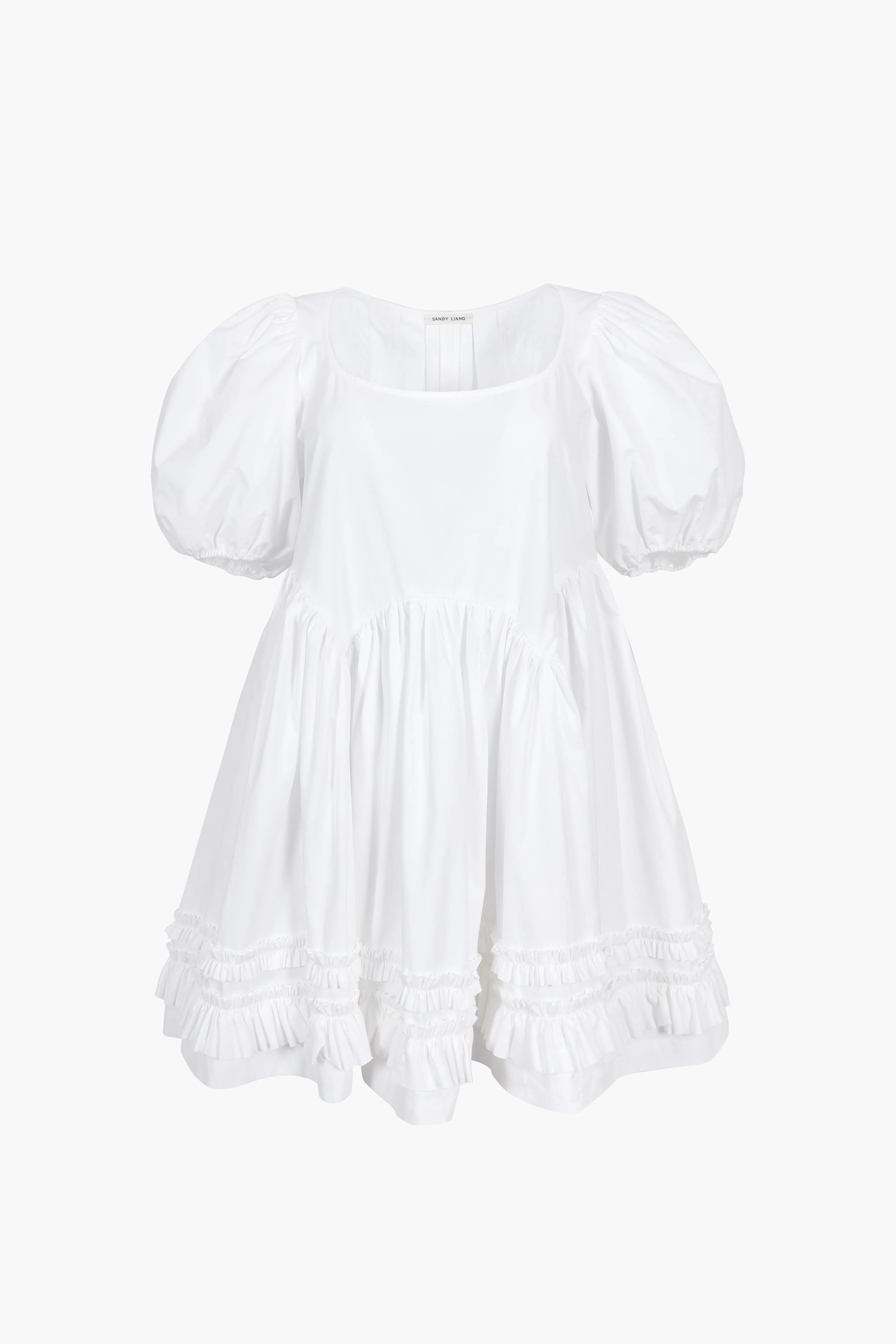 KEWPIE DRESS IN WHITE sold by Sandy Liang