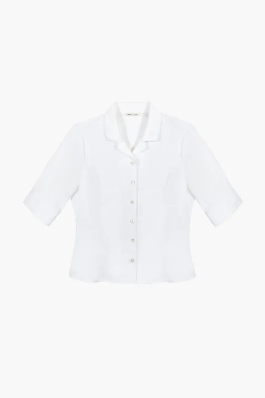 SOL TOP IN WHITE sold by Sandy Liang