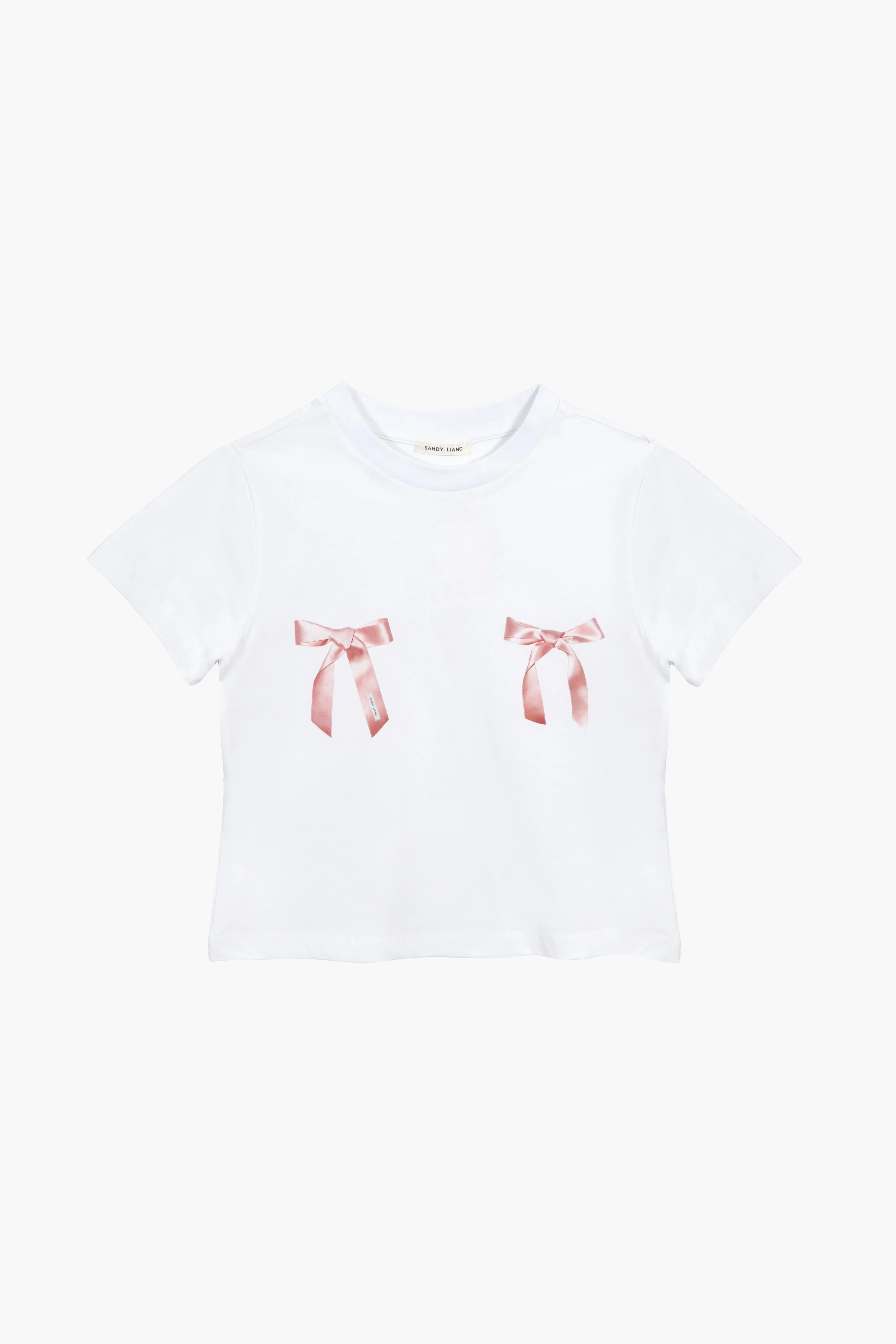 BOW AME TEE sold by Sandy Liang