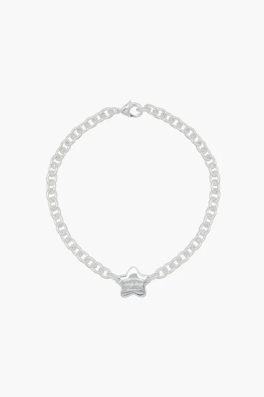 Sandy Liang シルバー Sparkles 2.0 ネックレス 関税送料込 SPARKLES 2.0 NECKLACE IN SILVER – SANDY LIANG