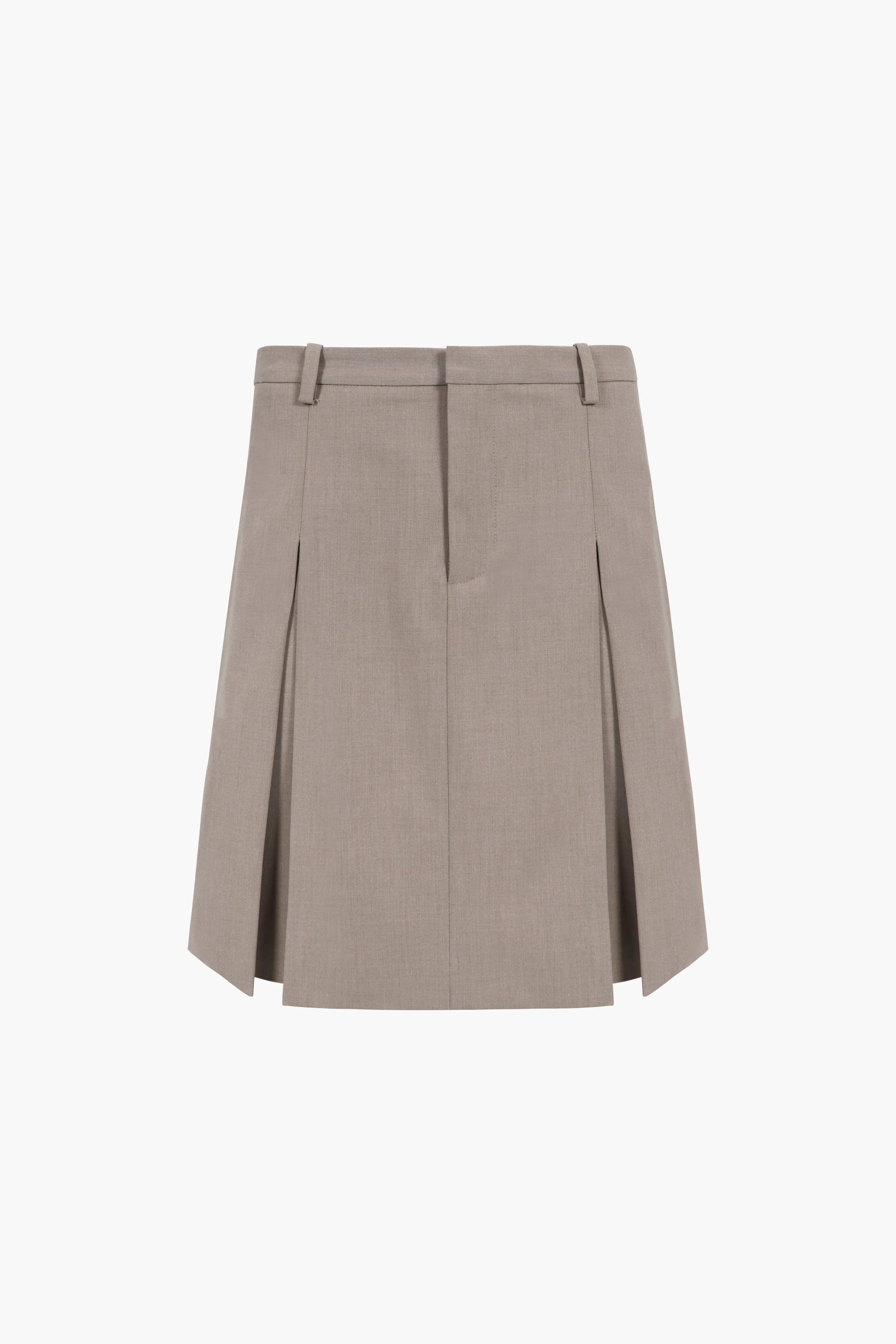 JEANNIE SKIRT IN TAUPE sold by Sandy Liang