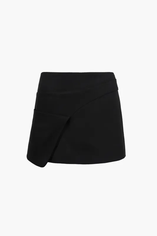 SABINE SKIRT IN BLACK sold by Sandy Liang