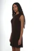 MILLIE DRESS IN BROWN sold by Sandy Liang