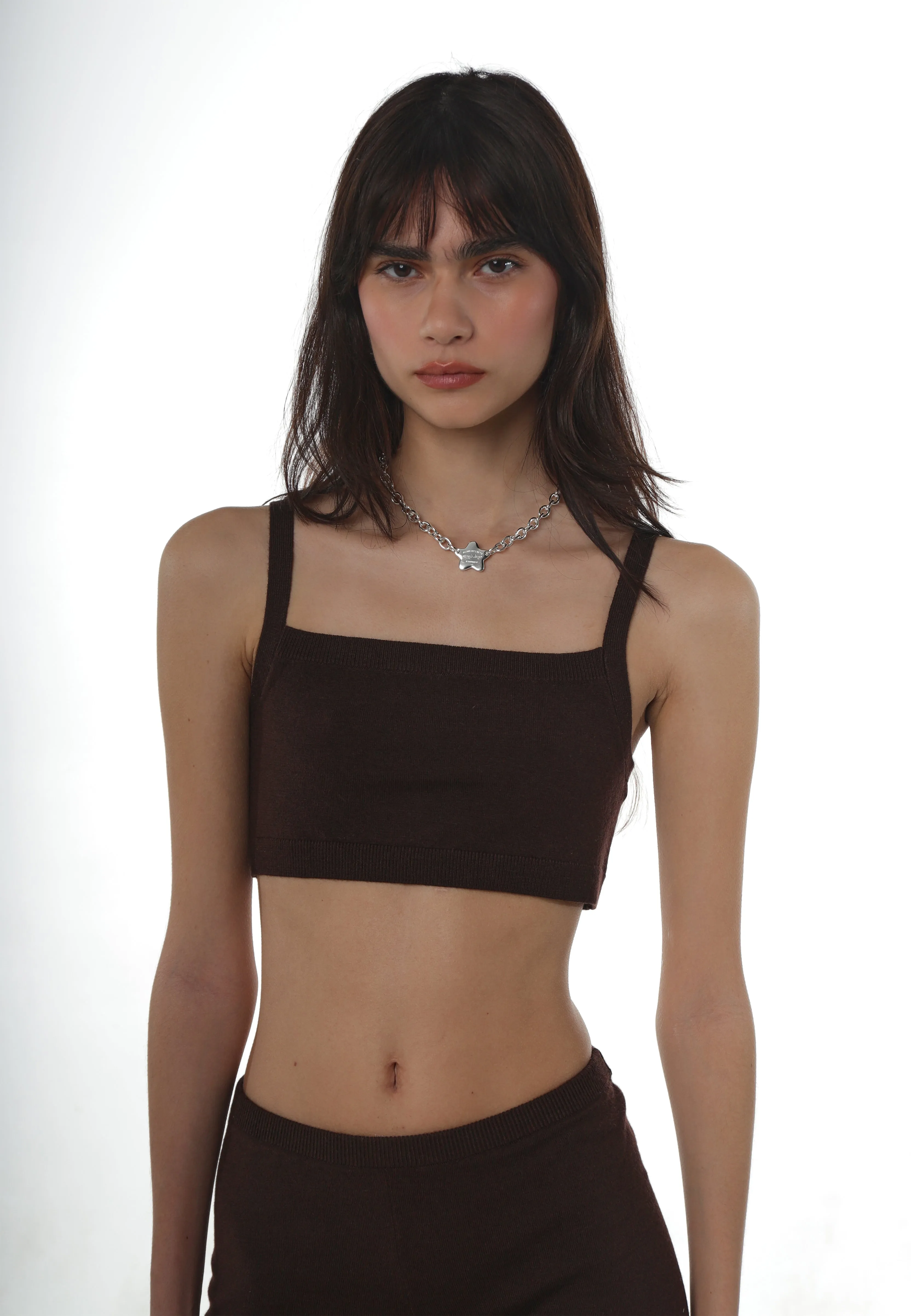 JEEP BRALETTE IN BROWN sold by Sandy Liang product image thumbnail 3