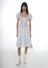 HENRI SKIRT IN WHITE sold by Sandy Liang