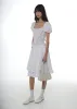 HENRI SKIRT IN WHITE sold by Sandy Liang