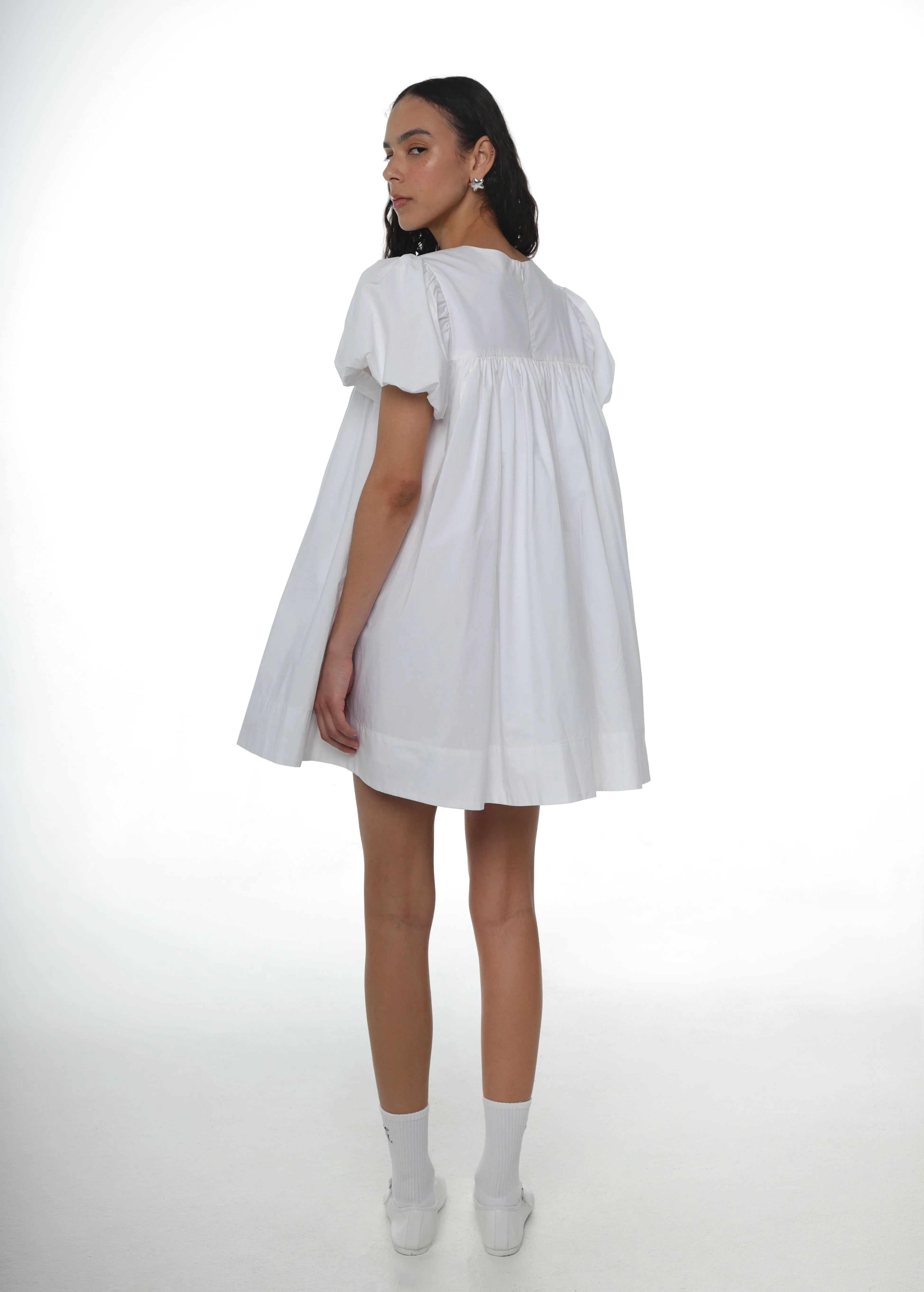 MIYO DRESS IN WHITE sold by Sandy Liang product image thumbnail 2