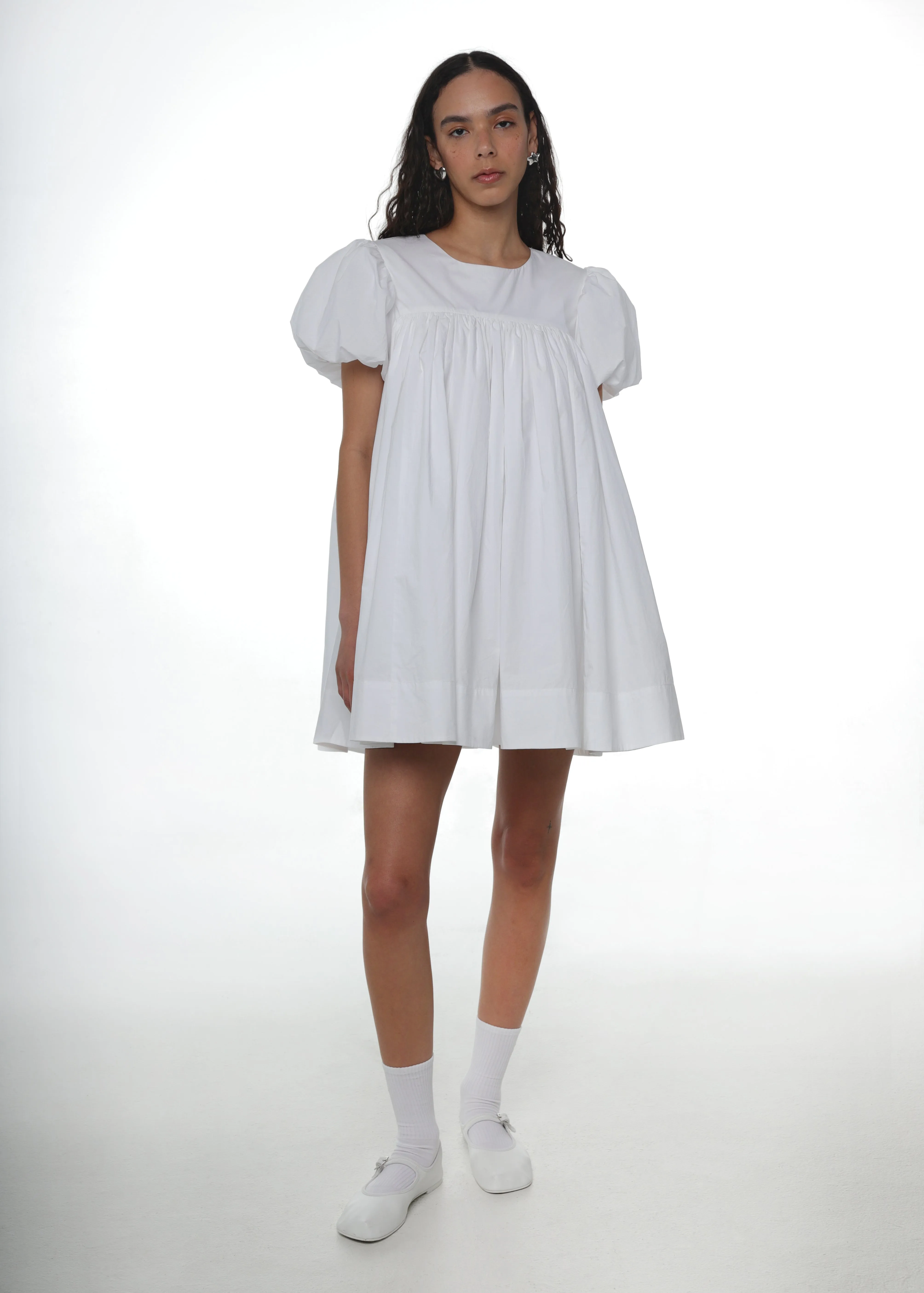 MIYO DRESS IN WHITE sold by Sandy Liang product image thumbnail 3