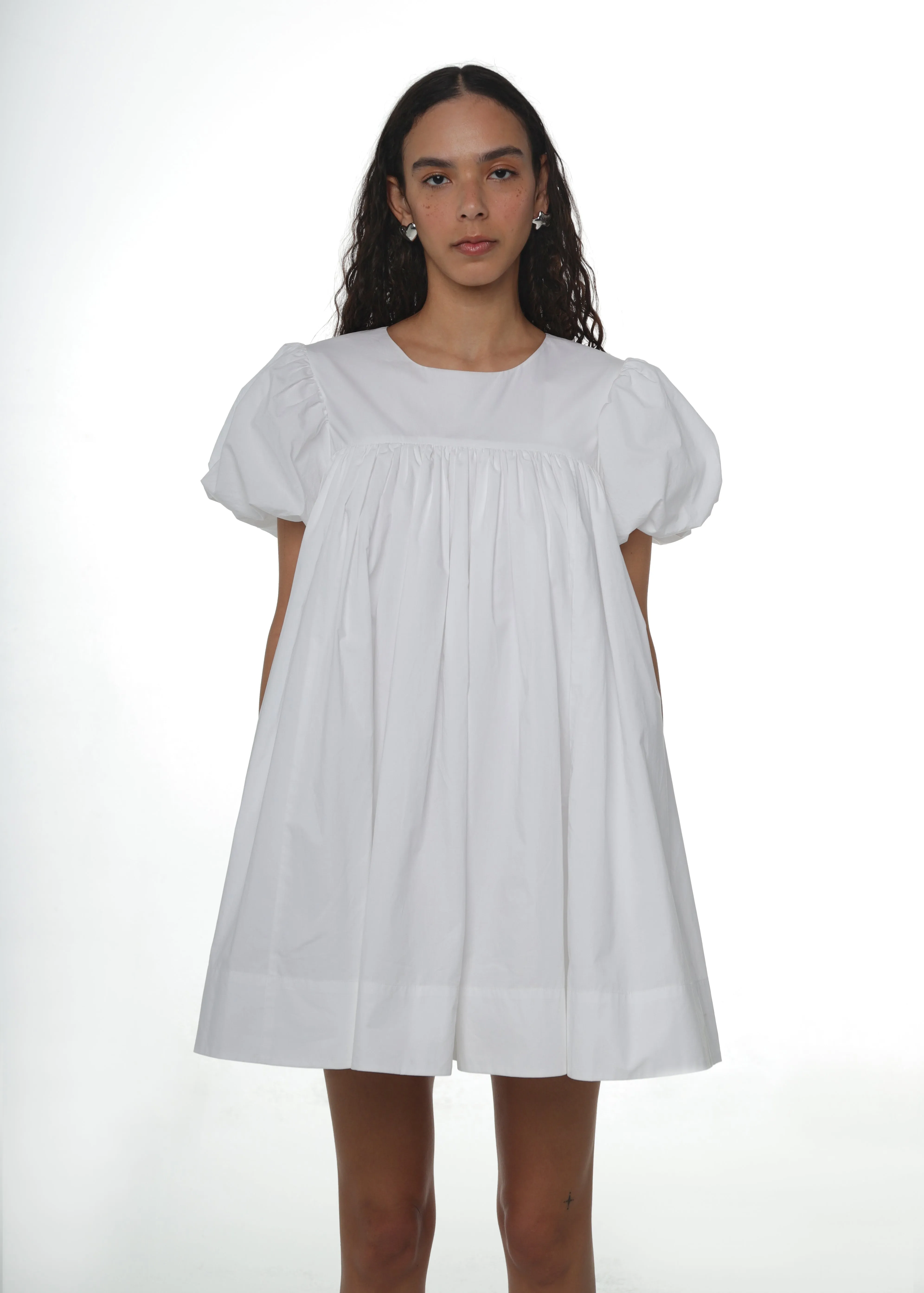 MIYO DRESS IN WHITE sold by Sandy Liang product image thumbnail 4