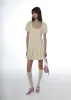 CAMDEN DRESS IN BUTTER sold by Sandy Liang