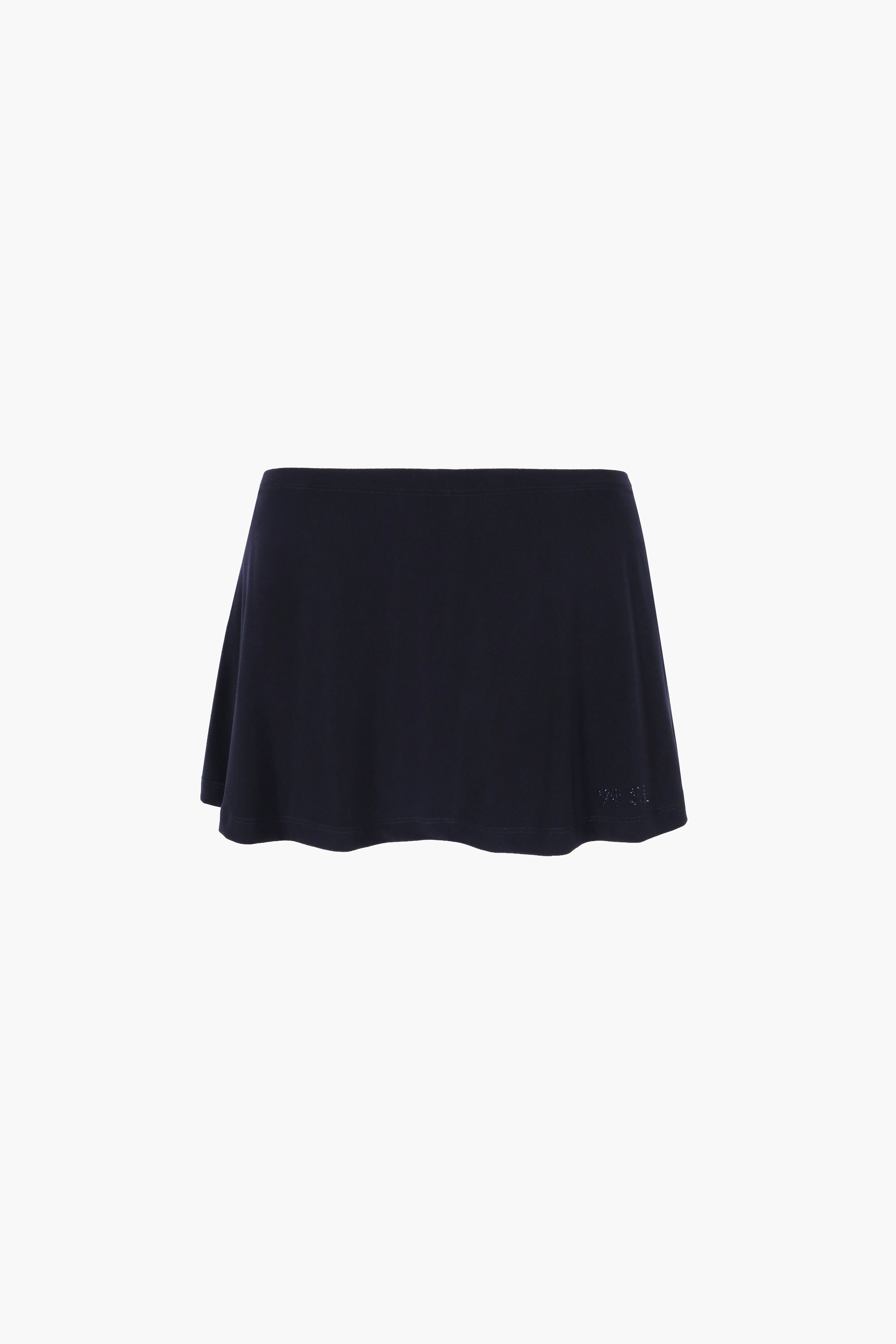MONDO SKORT IN NAVY sold by Sandy Liang
