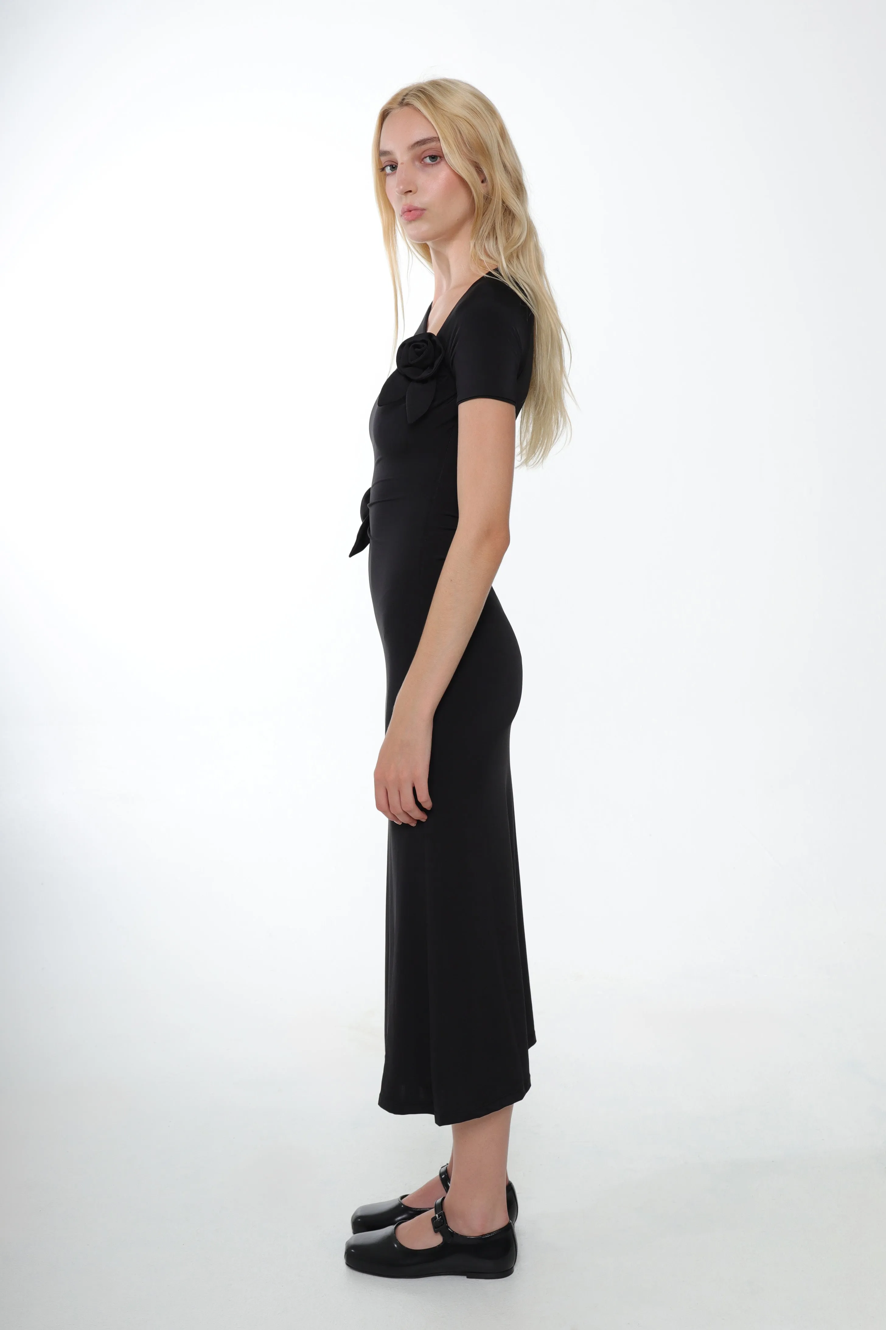 FILLE DRESS IN BLACK sold by Sandy Liang product image thumbnail 3