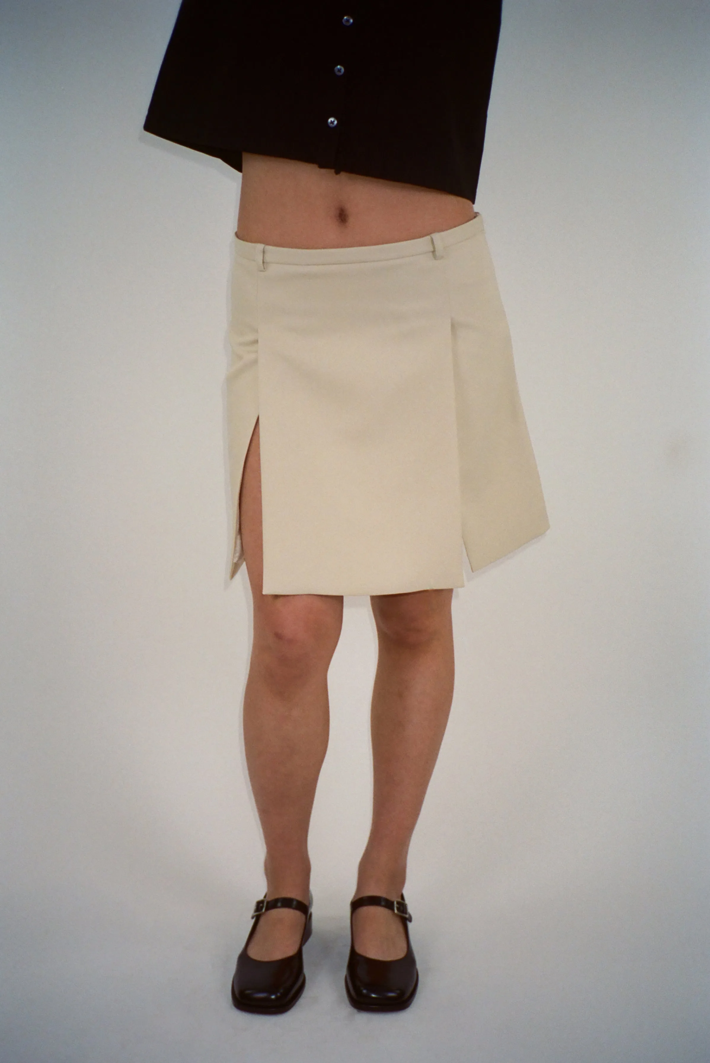 DART SKIRT IN BUTTER sold by Sandy Liang product image thumbnail 3