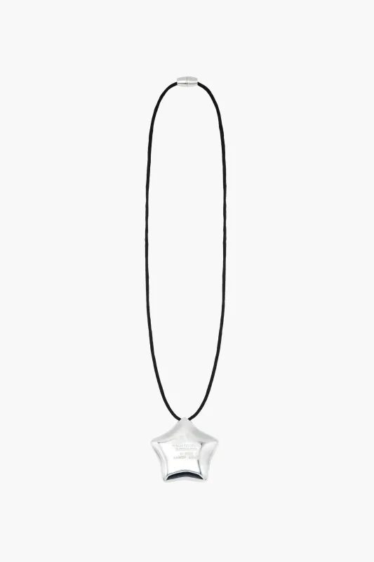 【関税込み】Sandy Liang シルバー Sparkles 2.0 ネックレス SPARKLES 2.0 NECKLACE IN SILVER | Parallel